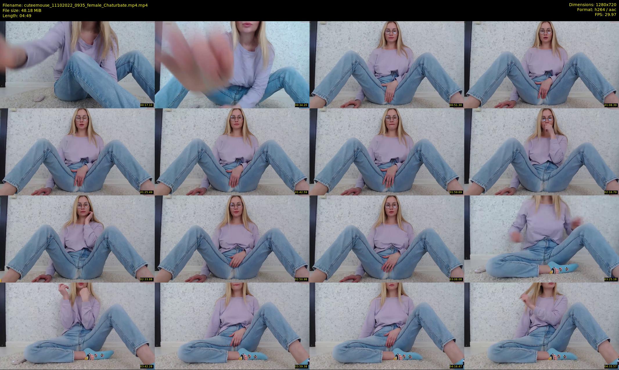 cuteemouse — 5 minute Chaturbate female cam show recording, 720p, Oct 11, 2022