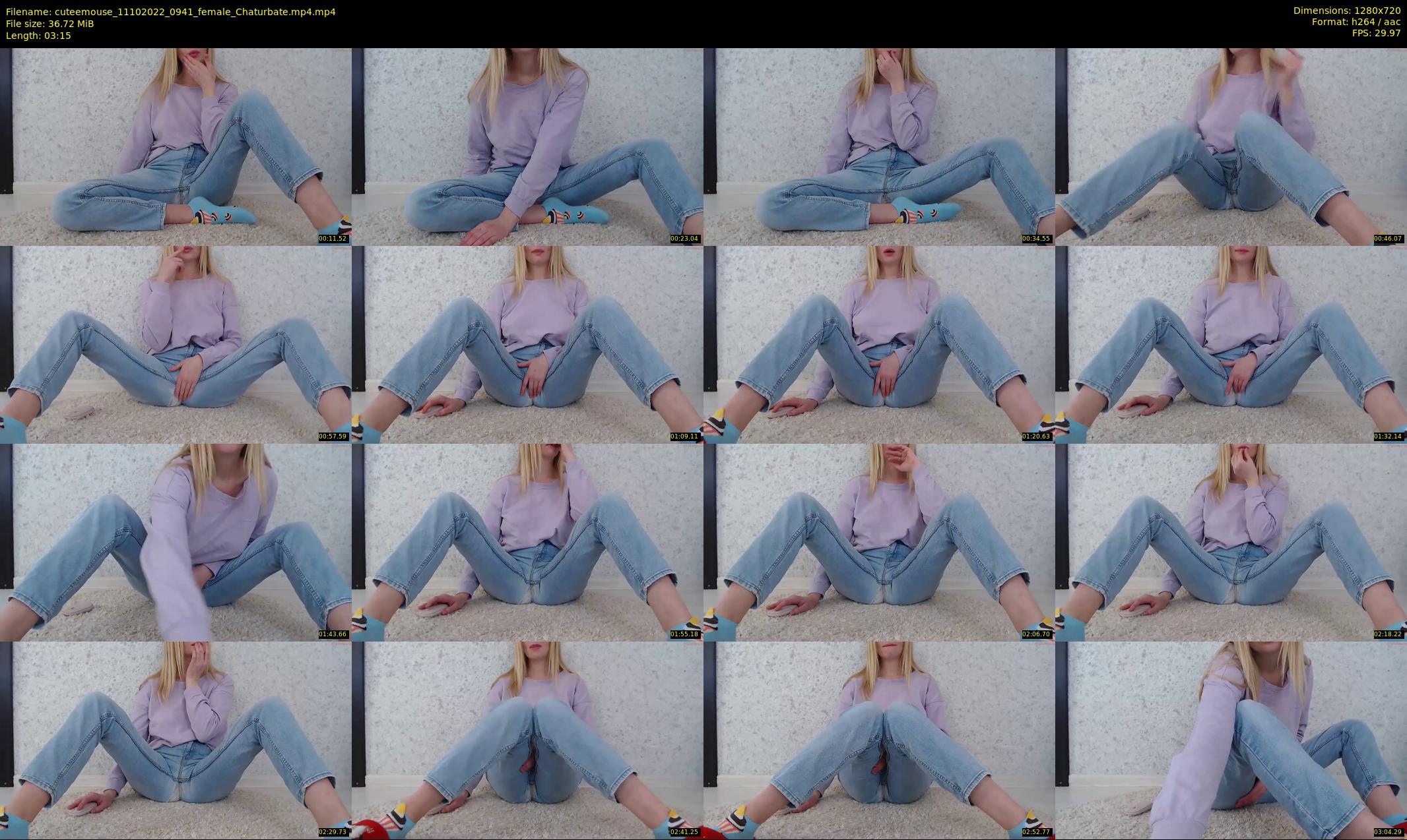 cuteemouse — 4 minute Chaturbate female cam show recording, 720p, Oct 11, 2022