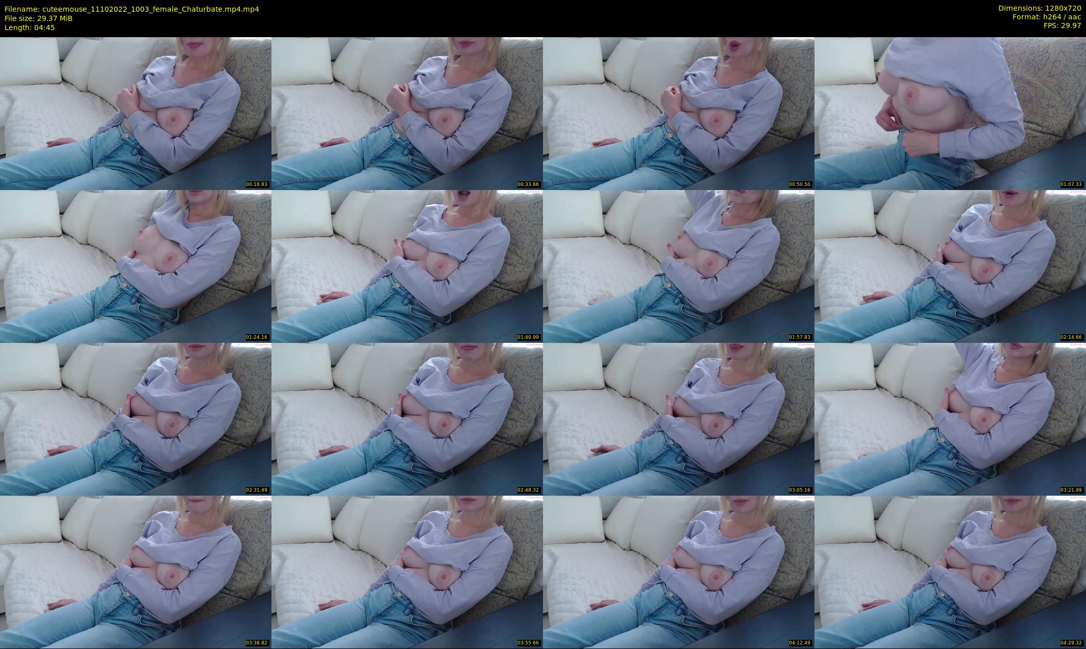 cuteemouse — 5 minute Chaturbate female cam show recording, 720p, Oct 11, 2022