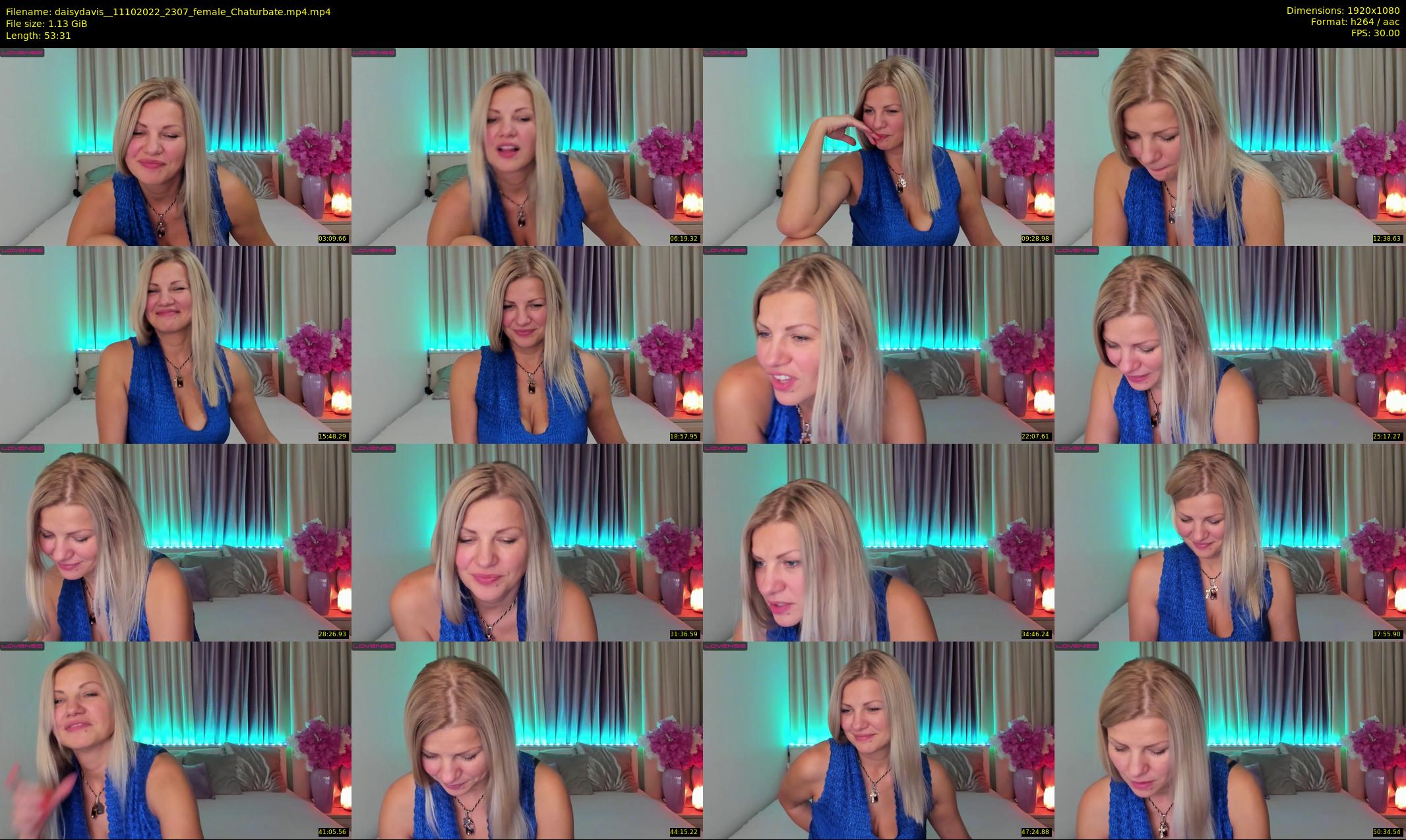 daisydavis_ — 54 minute Chaturbate female cam show recording, 1080p, Oct 11, 2022