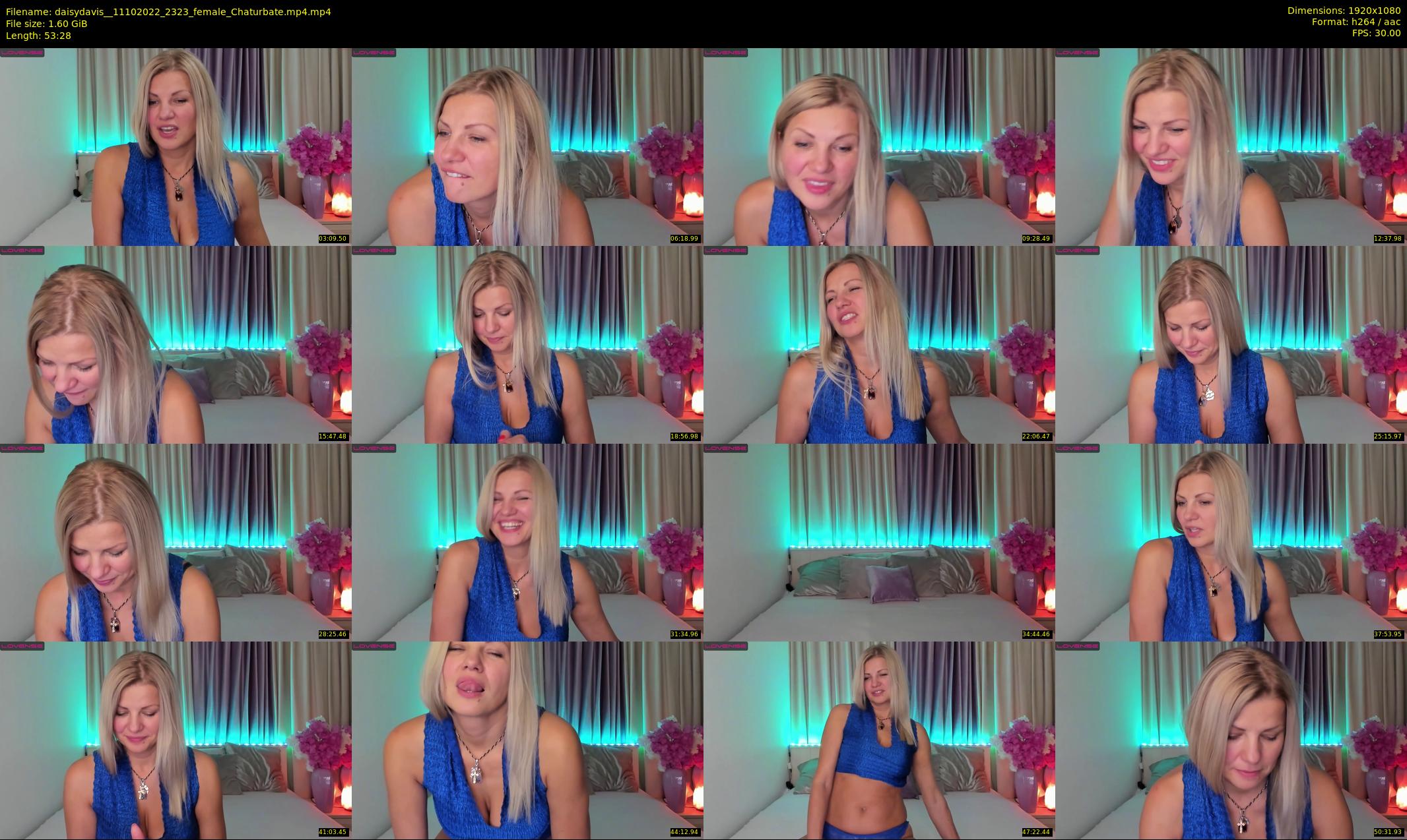 daisydavis_ — 54 minute Chaturbate female cam show recording, 1080p, Oct 11, 2022