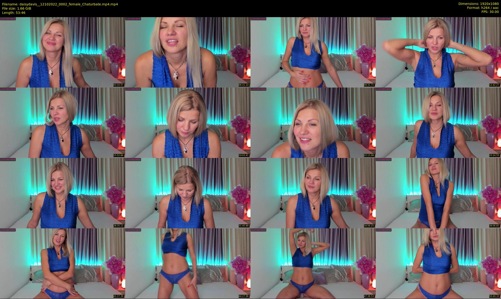 daisydavis_ — 54 minute Chaturbate female cam show recording, 1080p, Oct 12, 2022