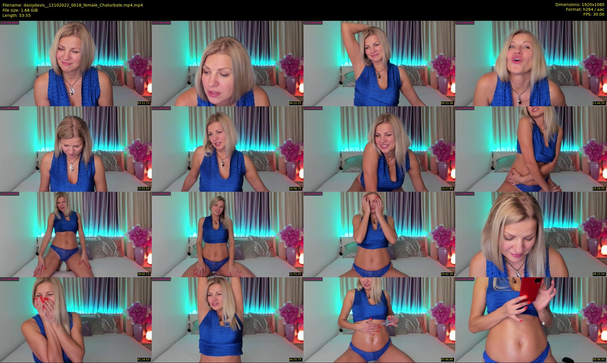 daisydavis_ — 54 minute Chaturbate female cam show recording, 1080p, Oct 12, 2022