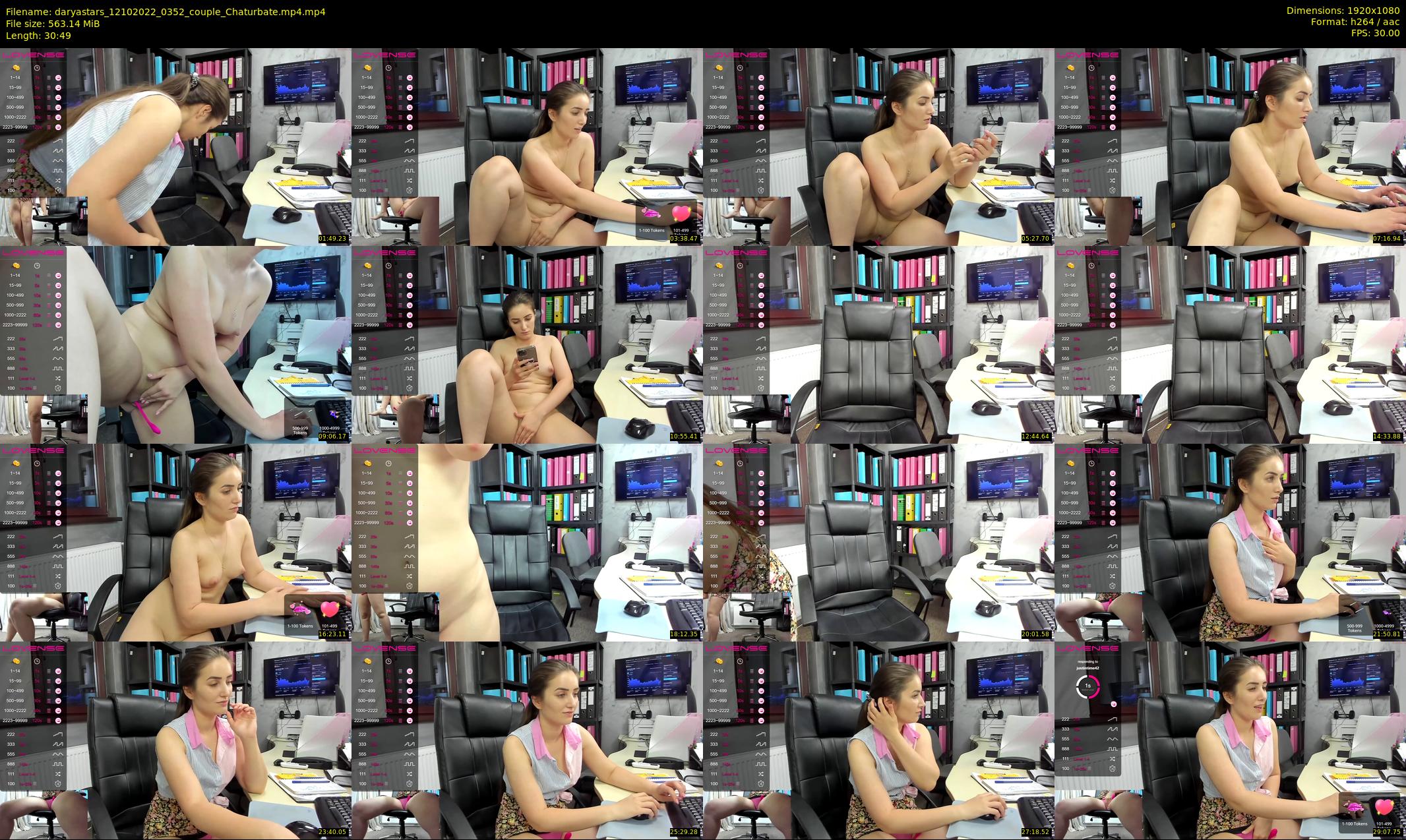 daryastars — 31 minute Chaturbate couple cam show recording, 1080p, Oct 12, 2022