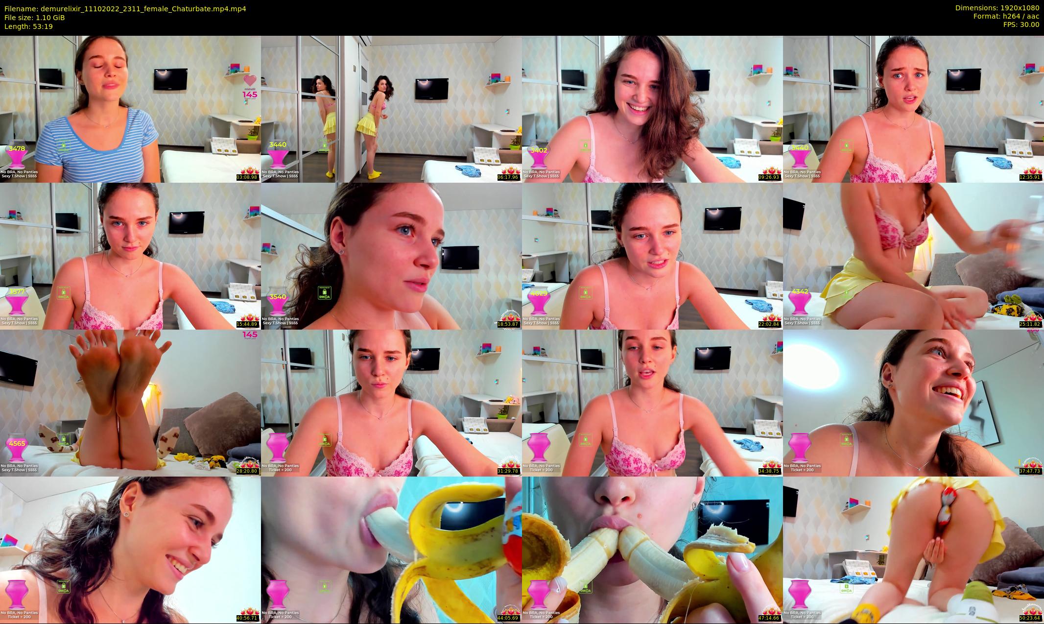 demurelixir — 54 minute Chaturbate female cam show recording, 1080p, Oct 11, 2022