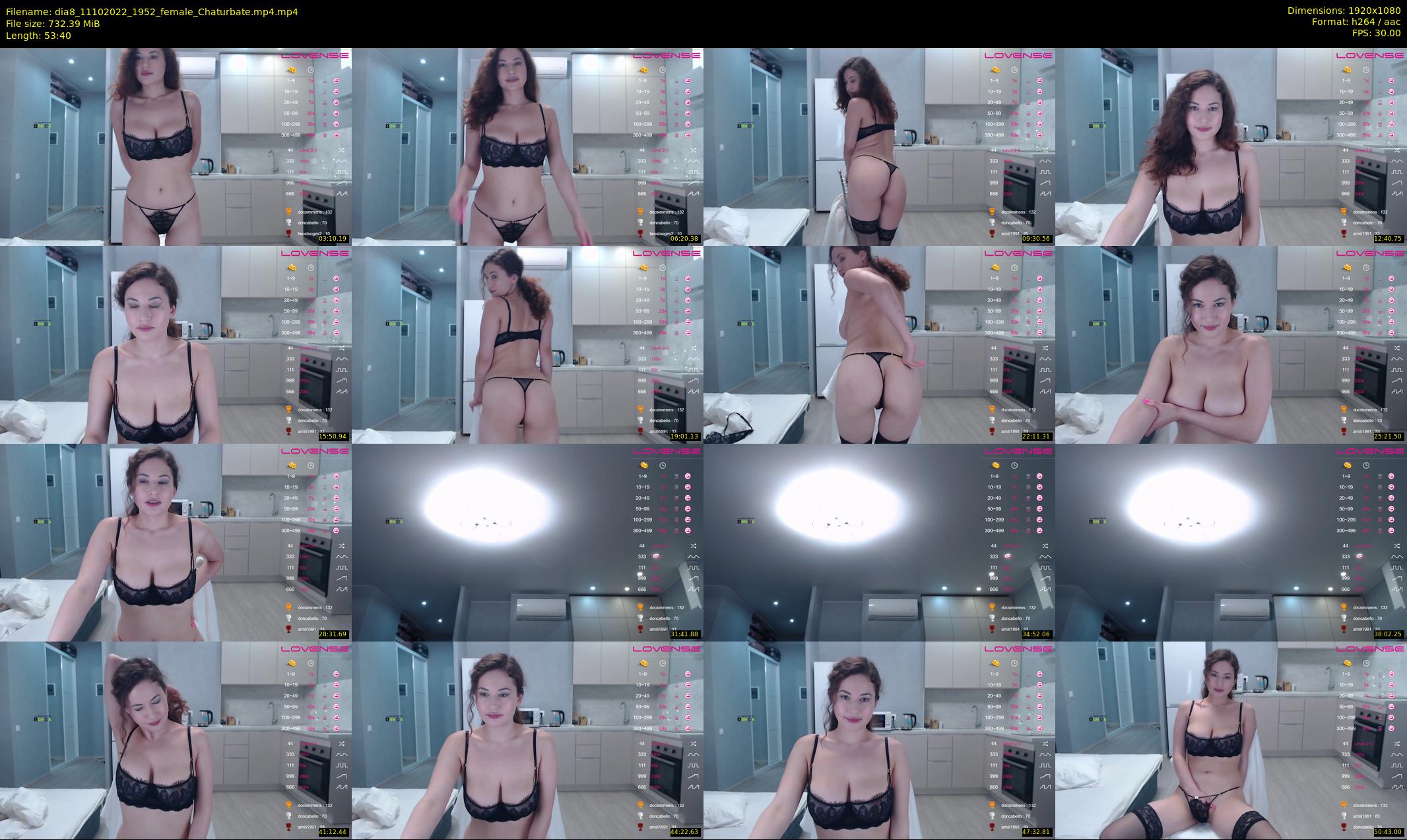dia8 — 54 minute Chaturbate female cam show recording, 1080p, Oct 11, 2022