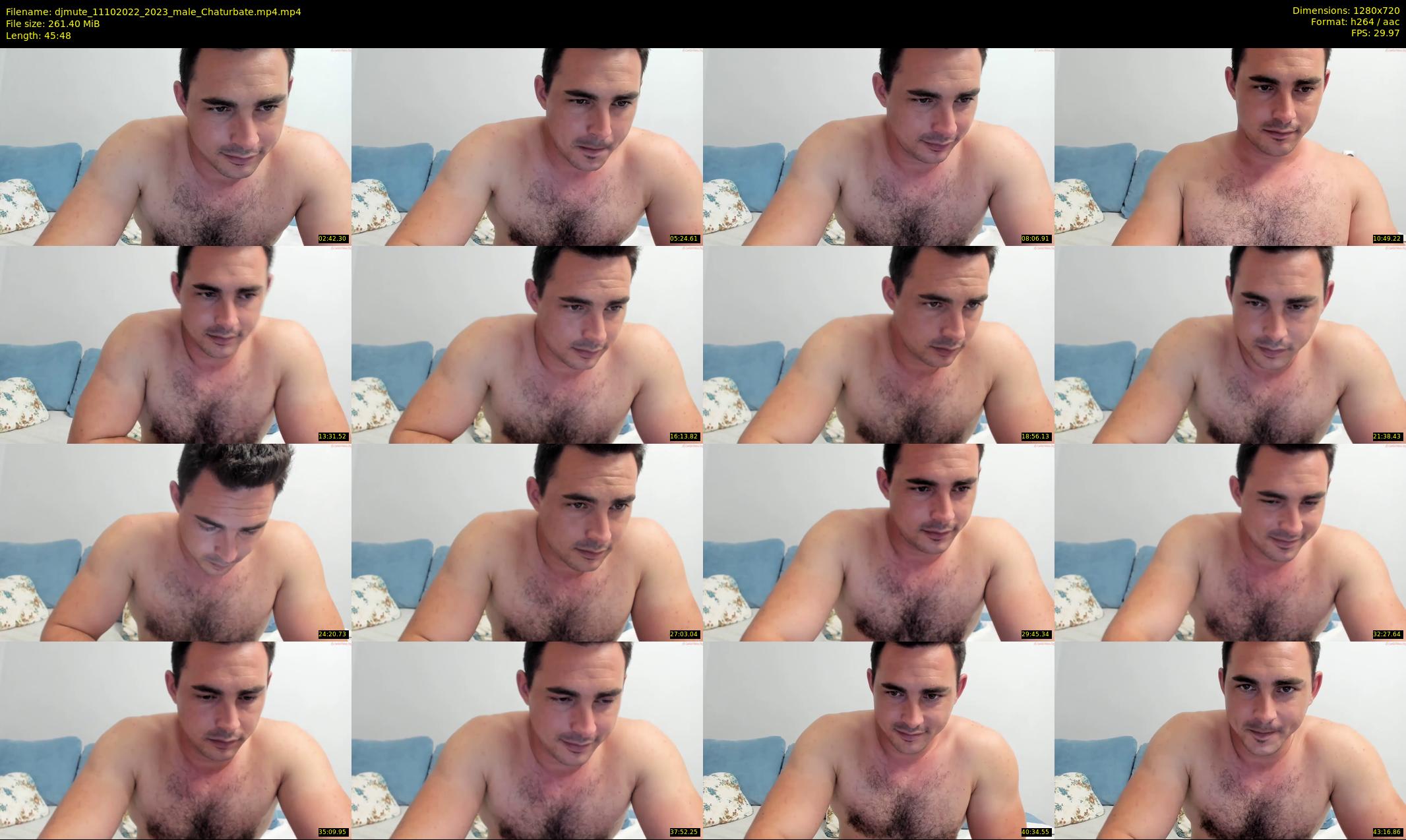 djmute — 46 minute Chaturbate male cam show recording, 720p, Oct 11, 2022