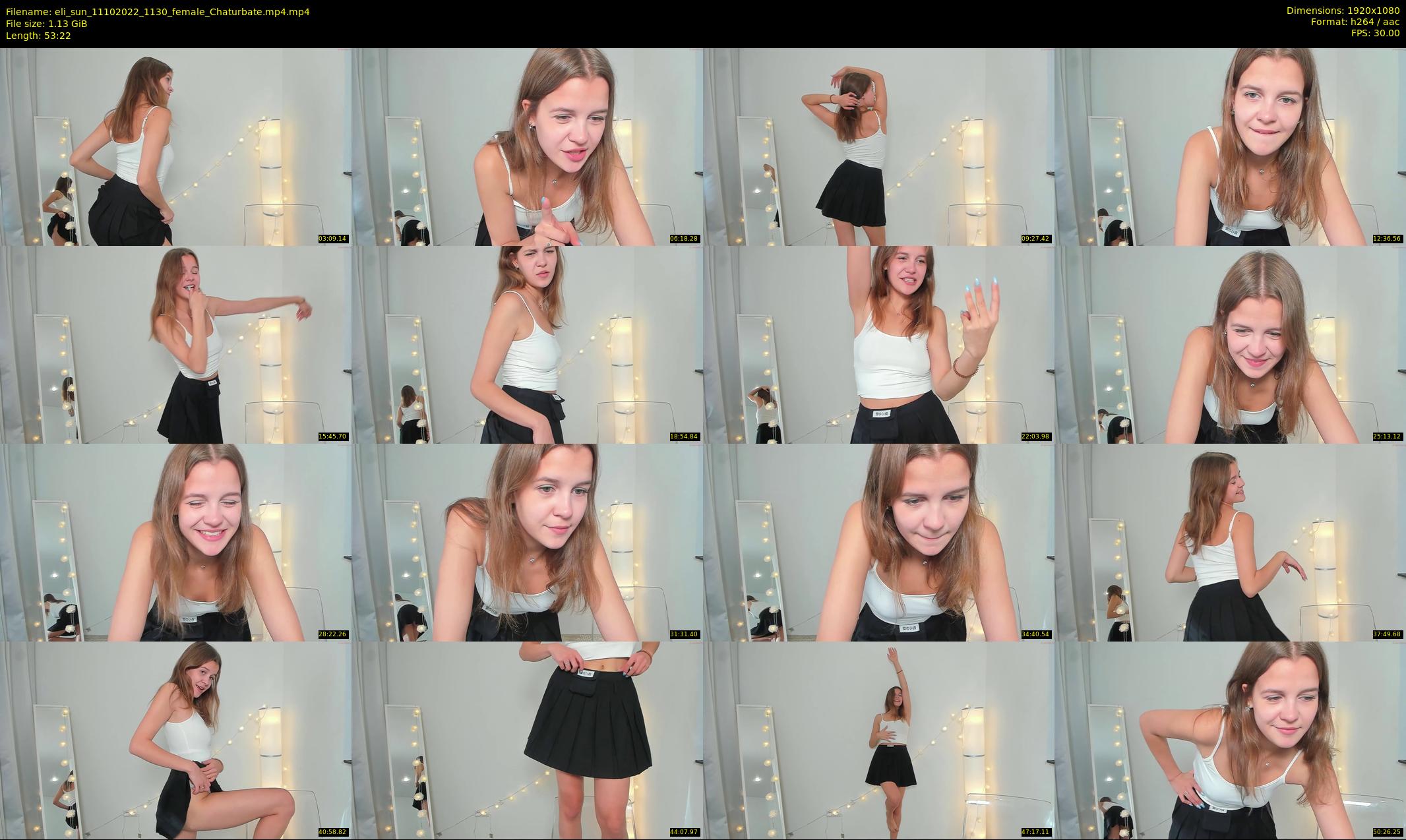 eli_sun — 54 minute Chaturbate female cam show recording, 1080p, Oct 11, 2022