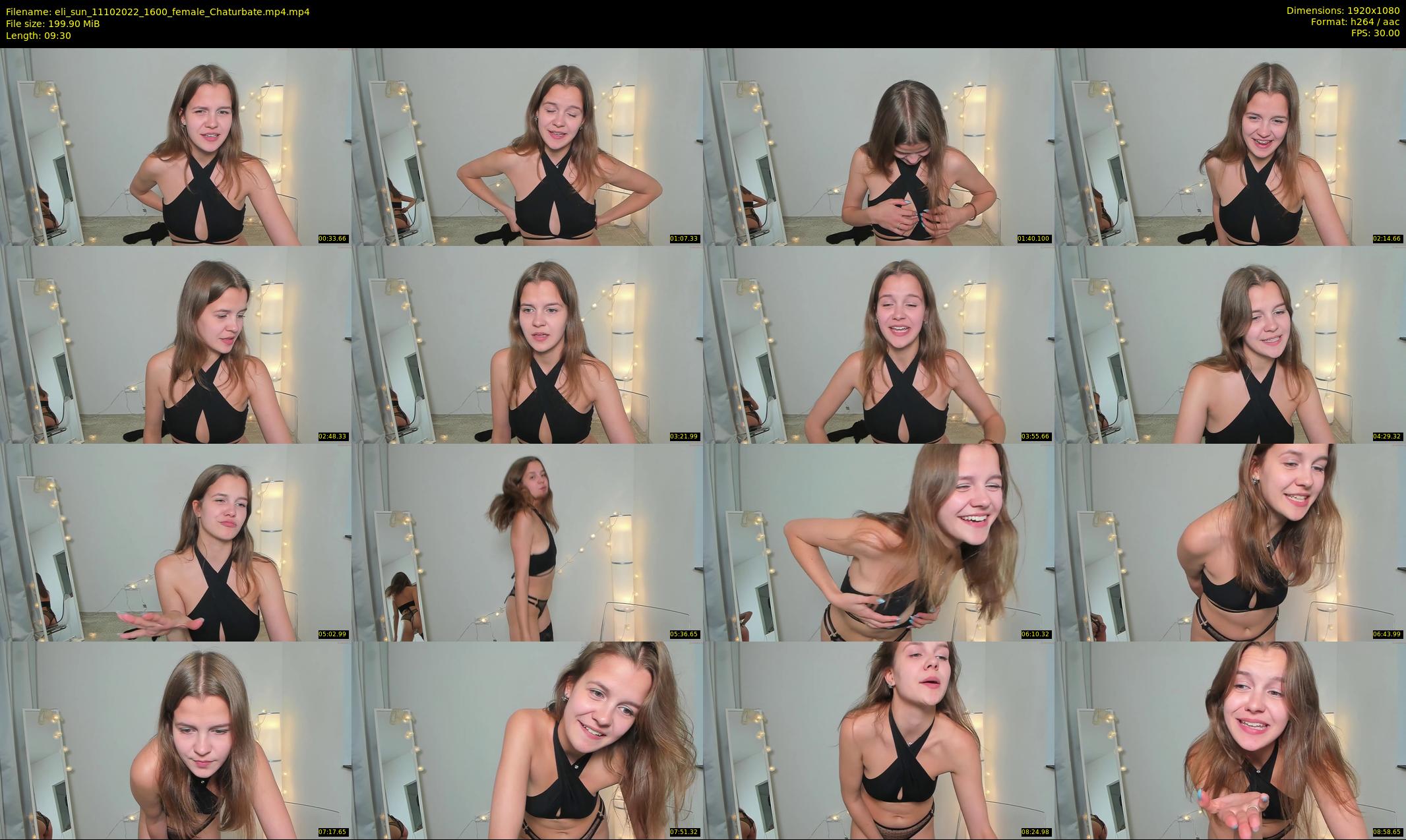 eli_sun — 10 minute Chaturbate female cam show recording, 1080p, Oct 11, 2022