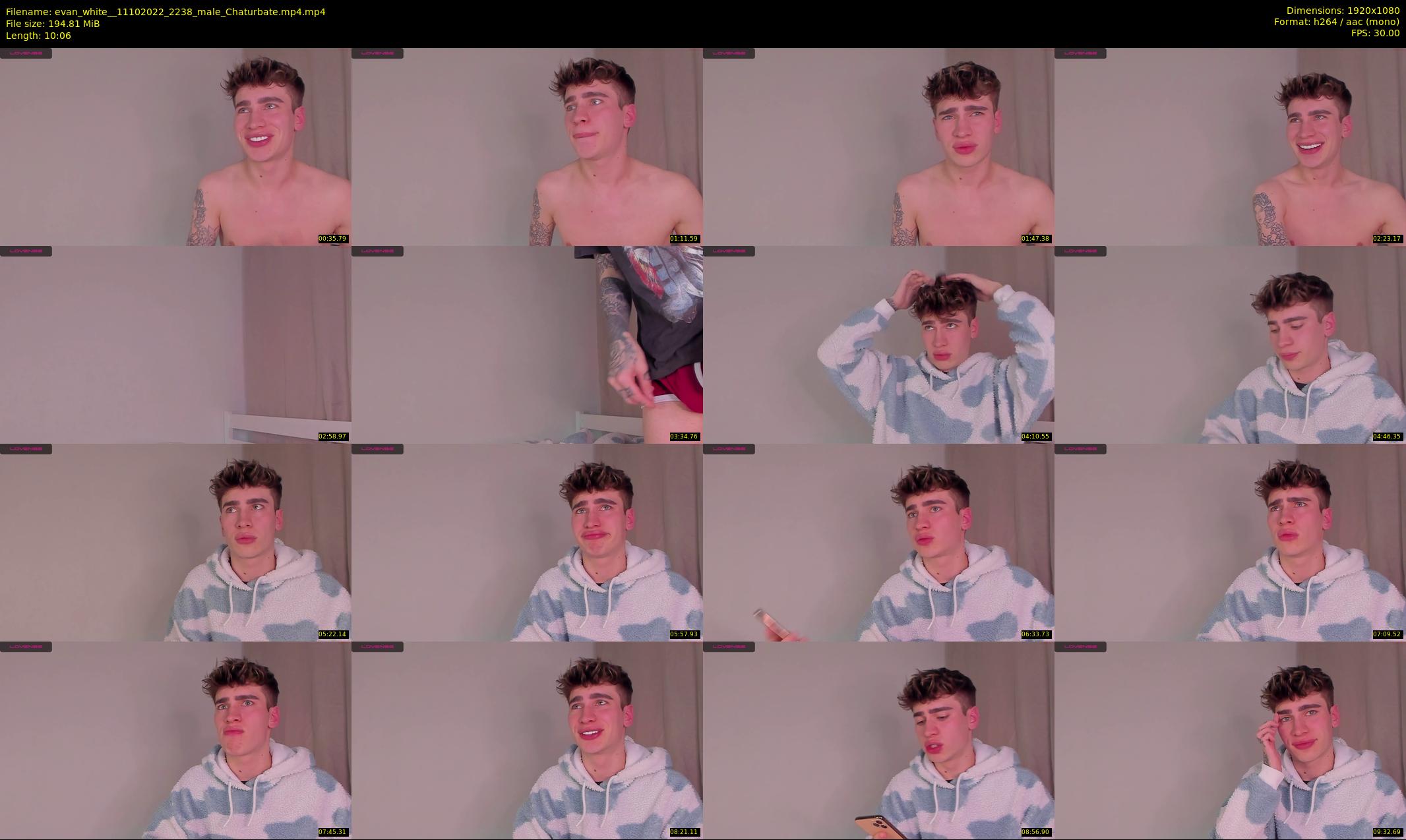 evan_white_ — 11 minute Chaturbate male cam show recording, 1080p, Oct 11, 2022