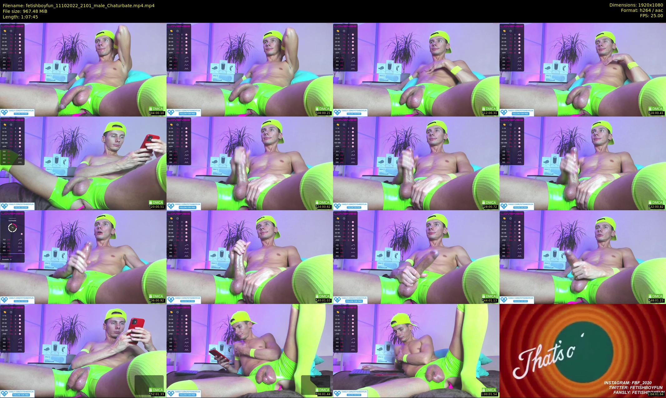 fetishboyfun — 68 minute Chaturbate male cam show recording, 1080p, Oct 11, 2022