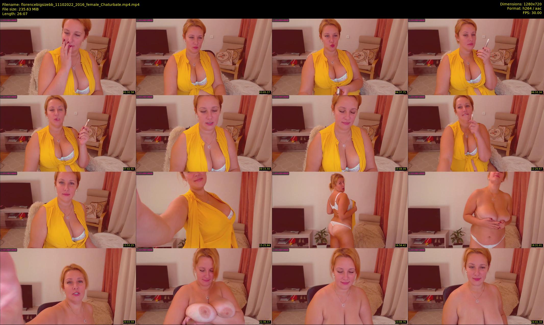 florencebigsizebb — 27 minute Chaturbate female cam show recording, 720p, Oct 11, 2022