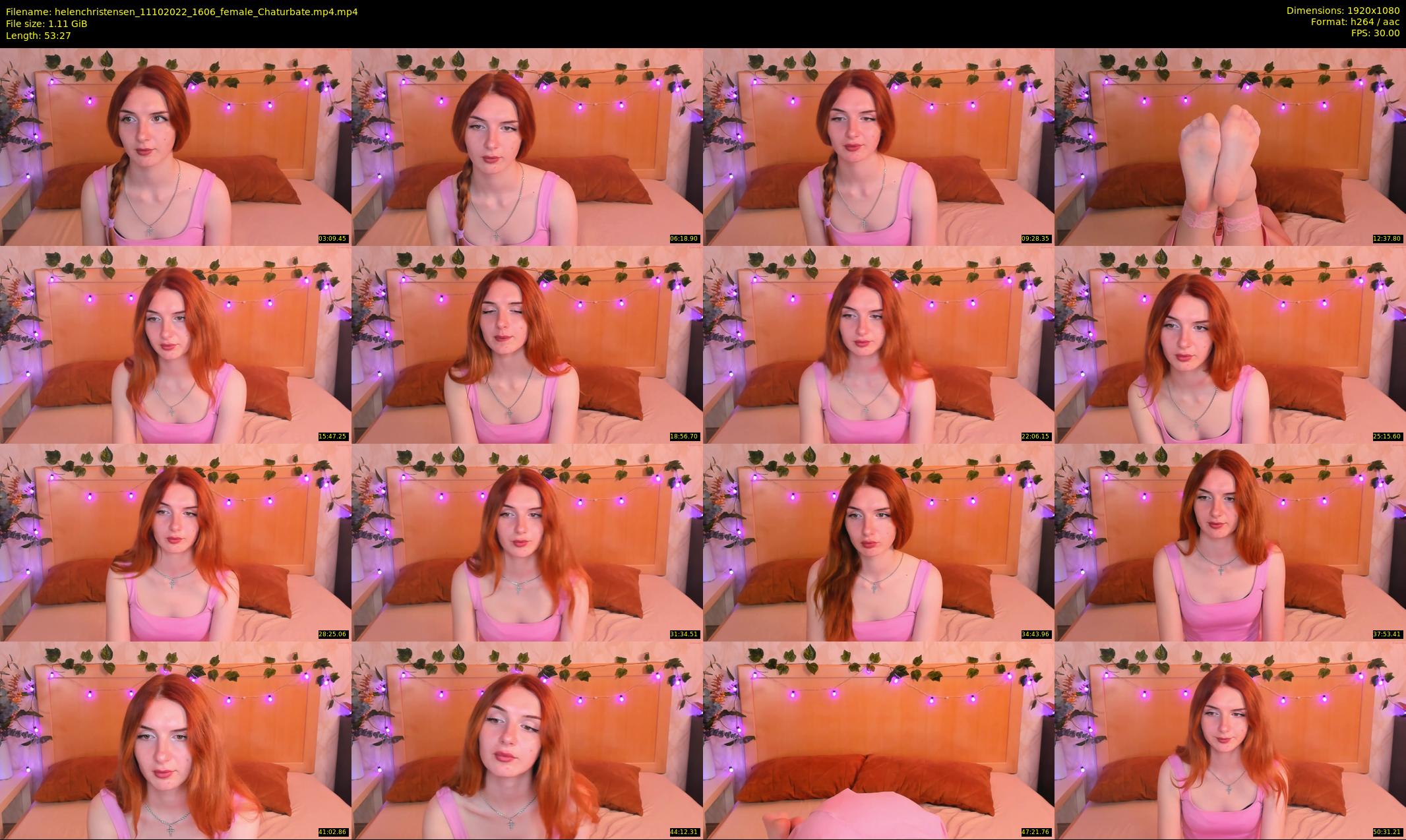 helenchristensen — 54 minute Chaturbate female cam show recording, 1080p, Oct 11, 2022