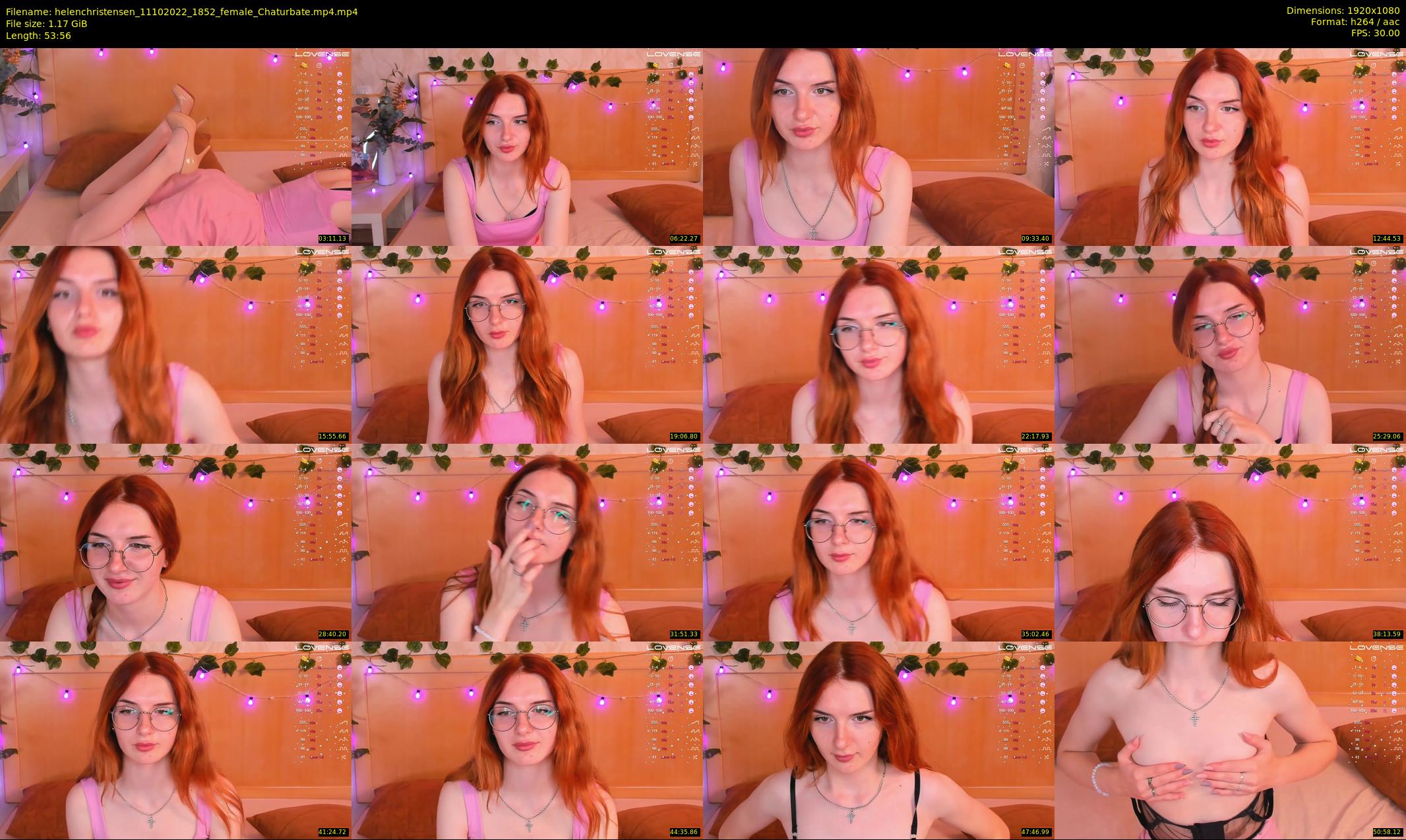 helenchristensen — 54 minute Chaturbate female cam show recording, 1080p, Oct 11, 2022