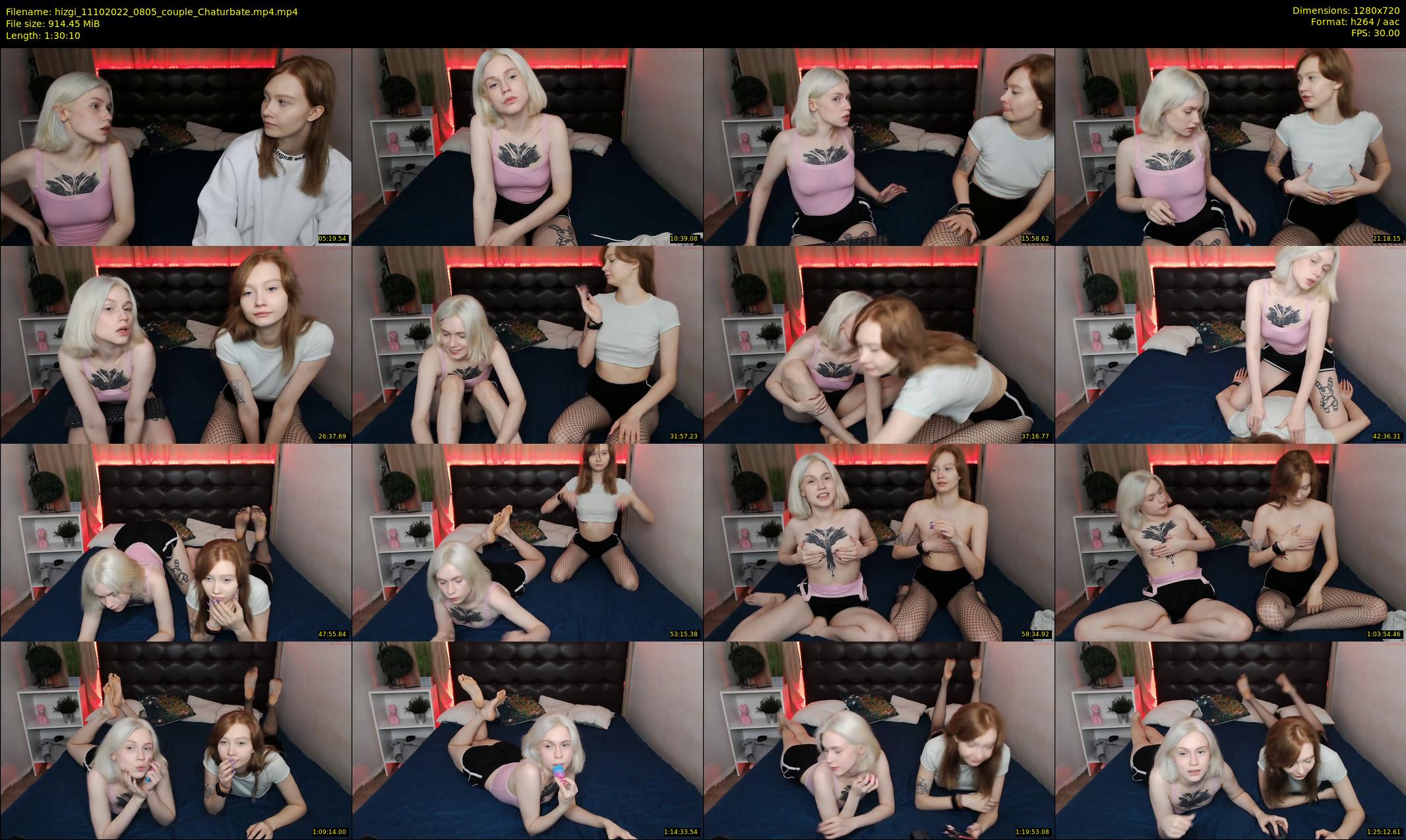 hizgi — 91 minute Chaturbate couple cam show recording, 720p, Oct 11, 2022