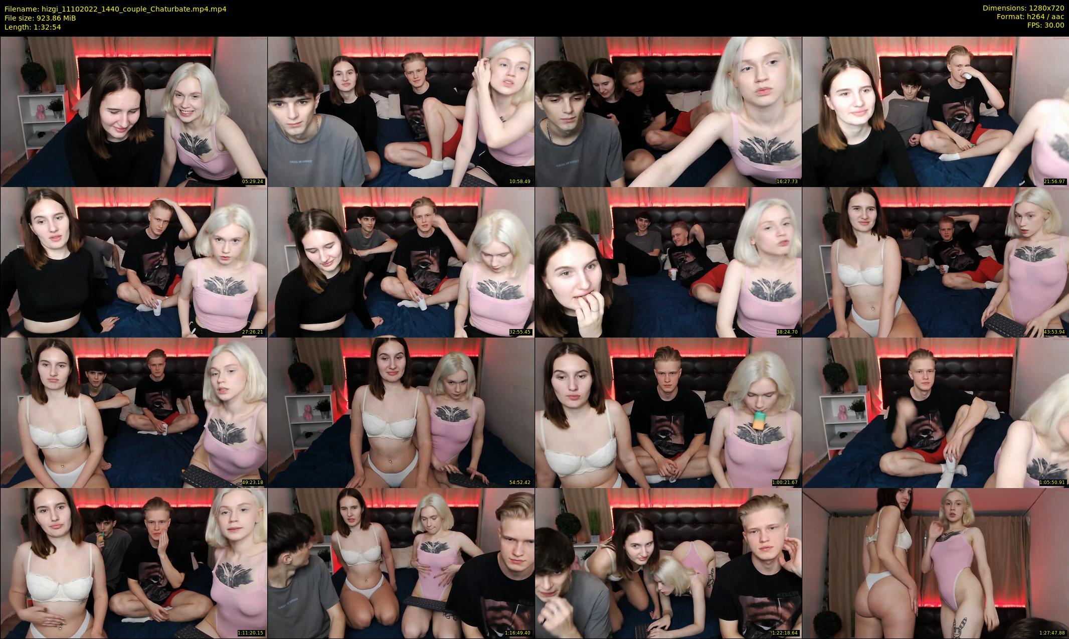 hizgi — 93 minute Chaturbate couple cam show recording, 720p, Oct 11, 2022