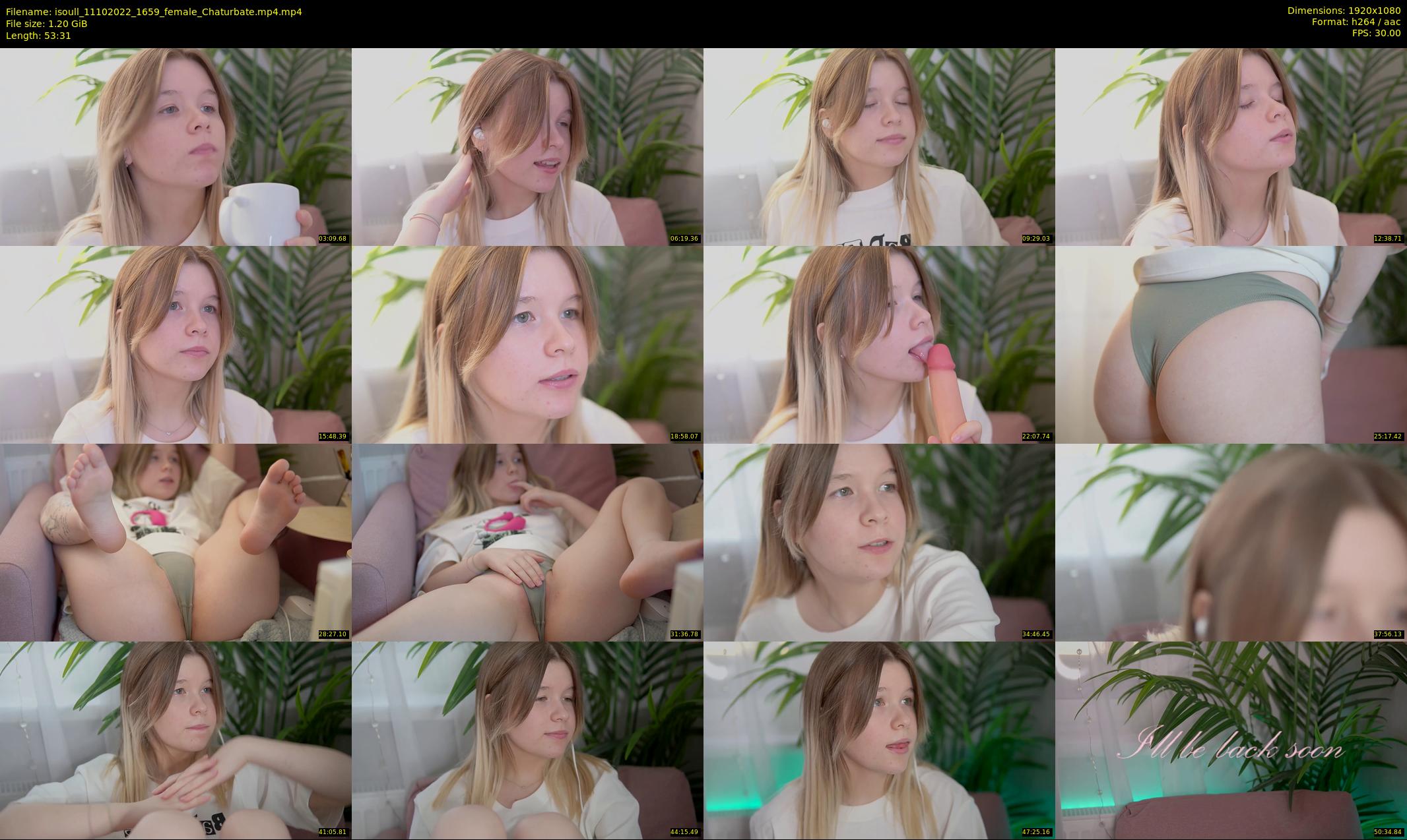 isoull — 54 minute Chaturbate female cam show recording, 1080p, Oct 11, 2022