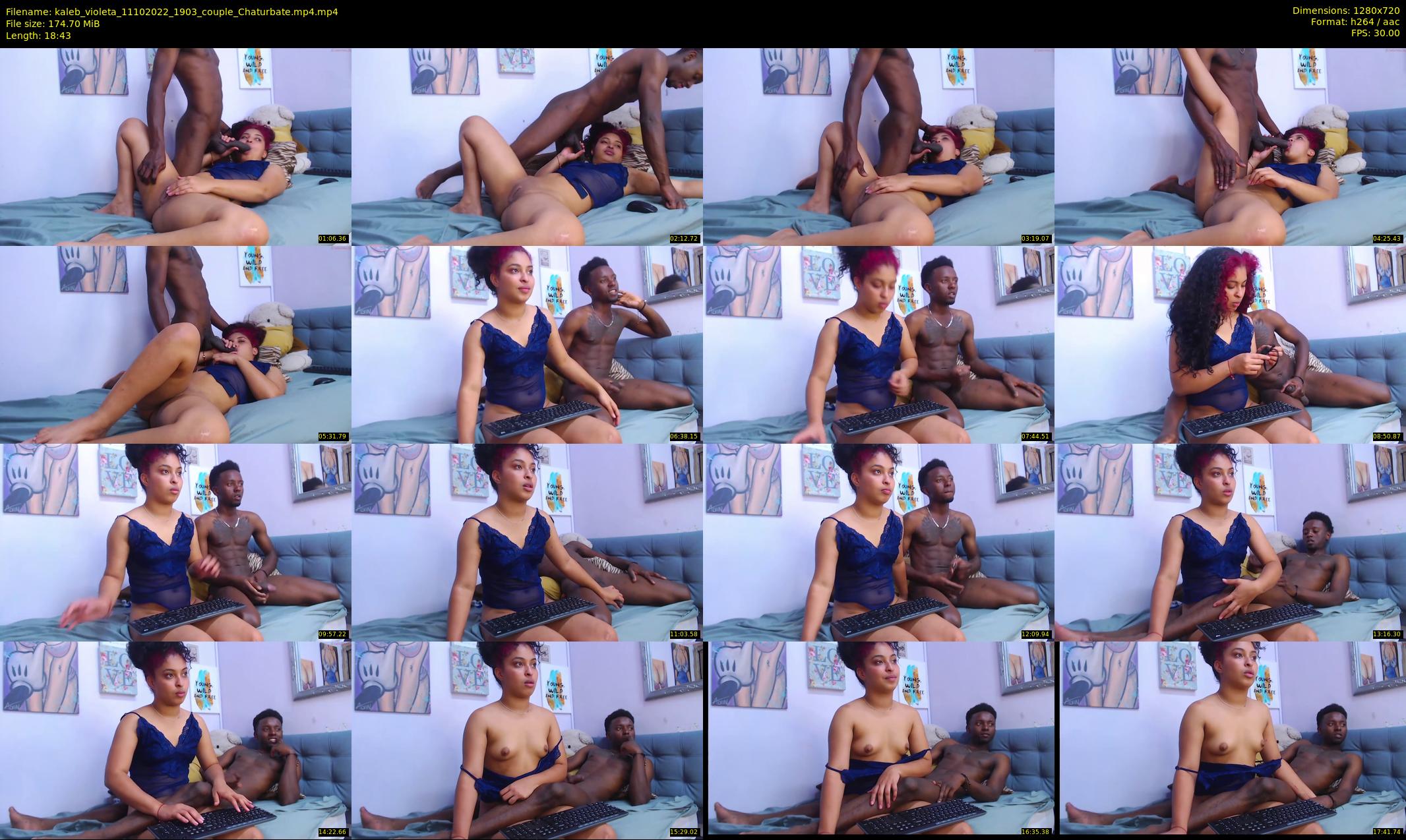 kaleb_violeta — 19 minute Chaturbate couple cam show recording, 720p, Oct 11, 2022