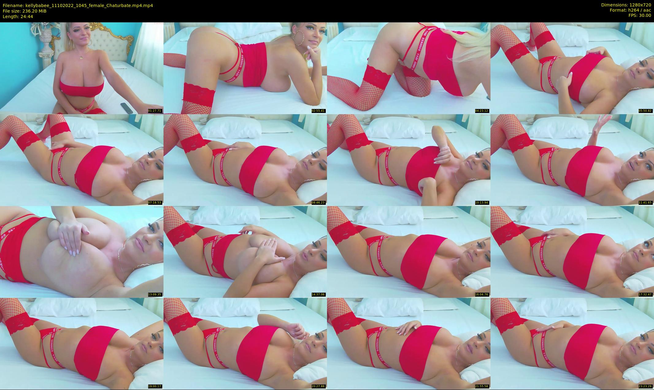 kellybabee — 25 minute Chaturbate female cam show recording, 720p, Oct 11, 2022
