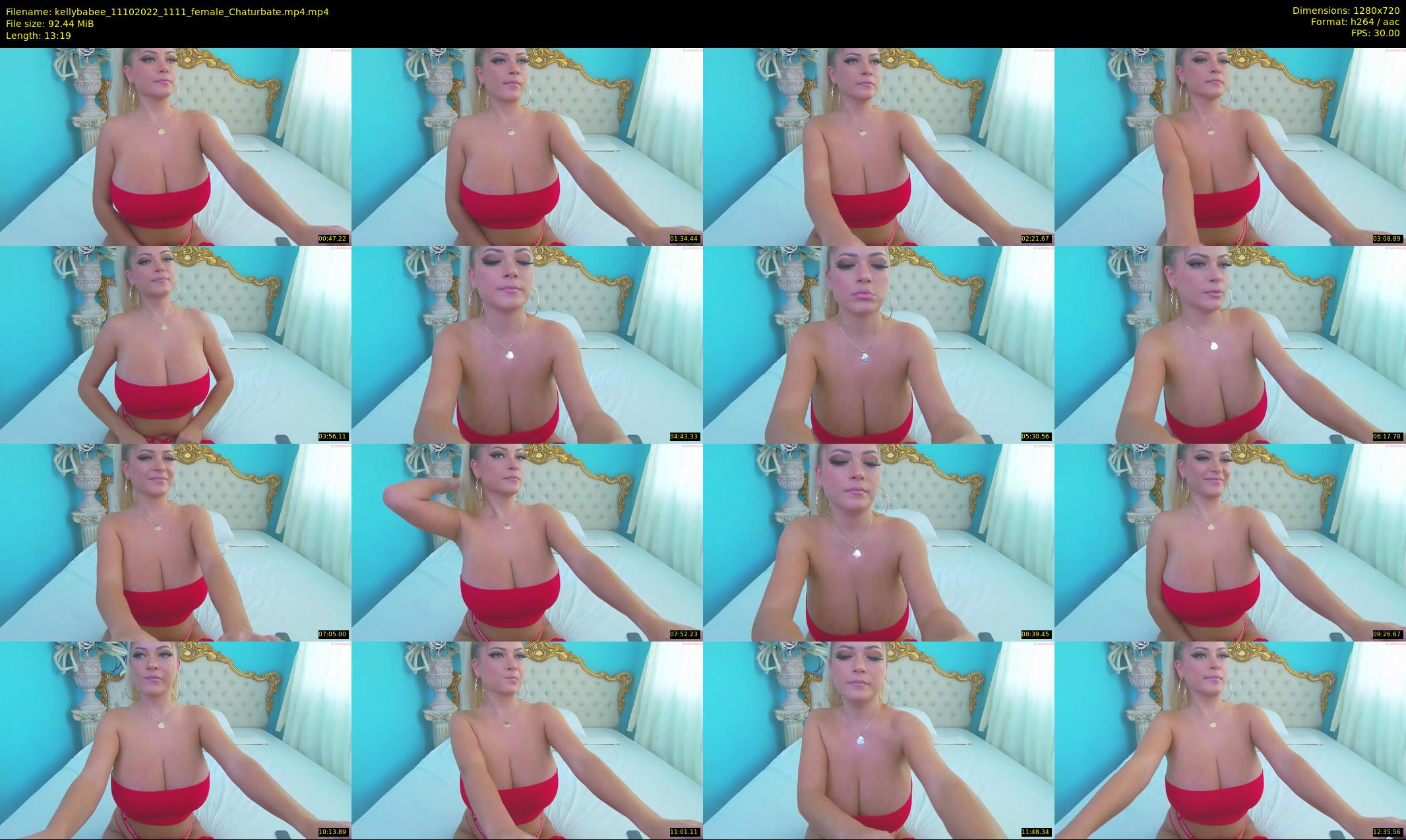 kellybabee — 14 minute Chaturbate female cam show recording, 720p, Oct 11, 2022