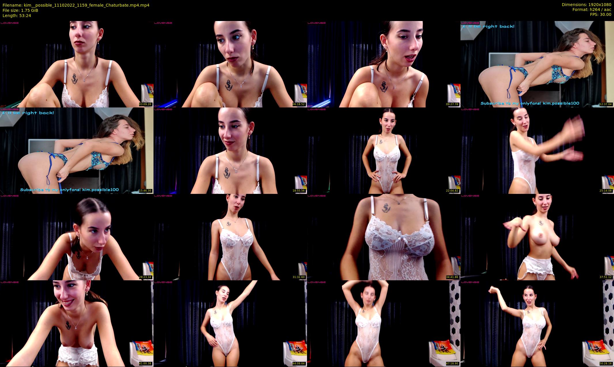 kim__possible — 54 minute Chaturbate female cam show recording, 1080p, Oct 11, 2022