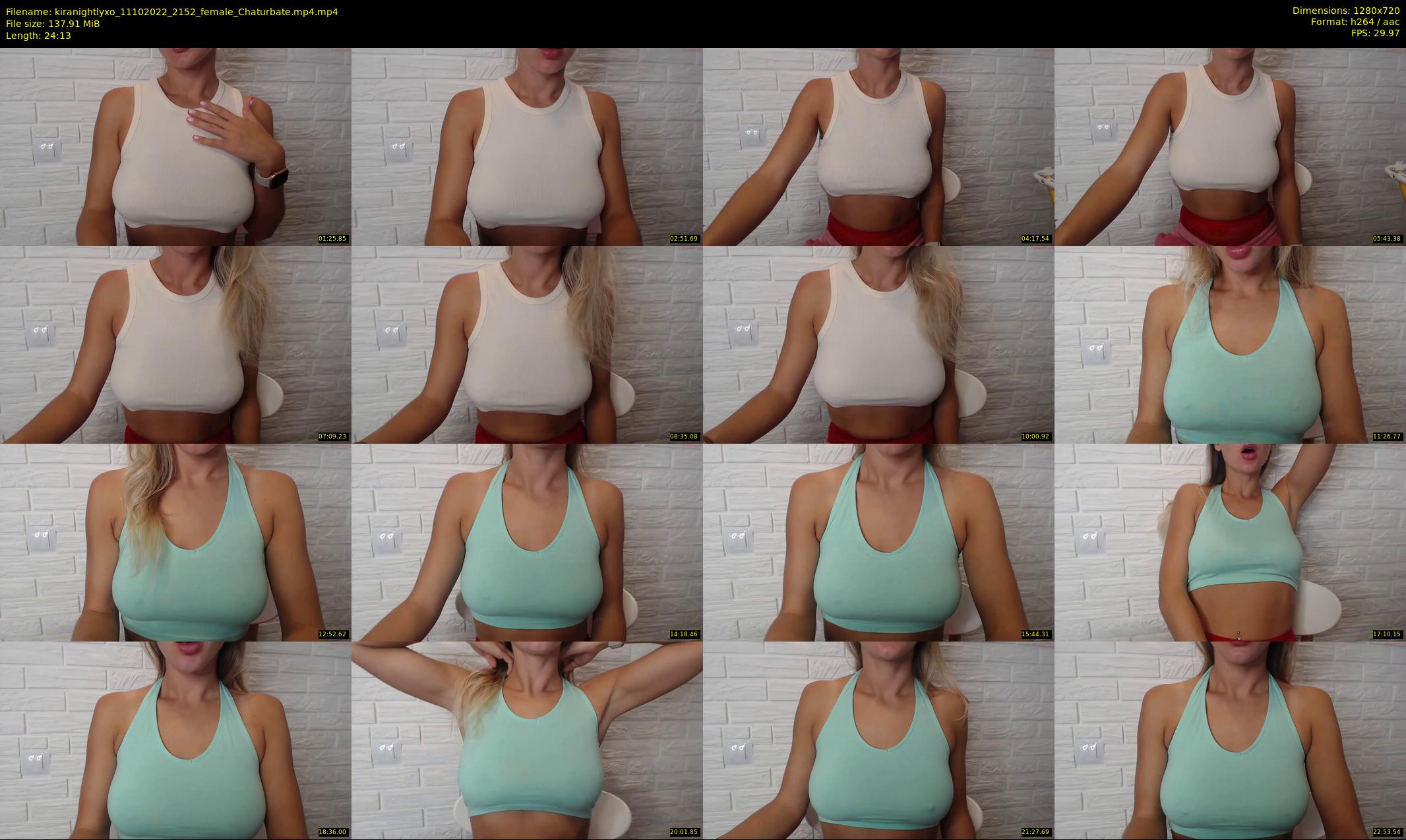 kiranightlyxo — 25 minute Chaturbate female cam show recording, 720p, Oct 11, 2022