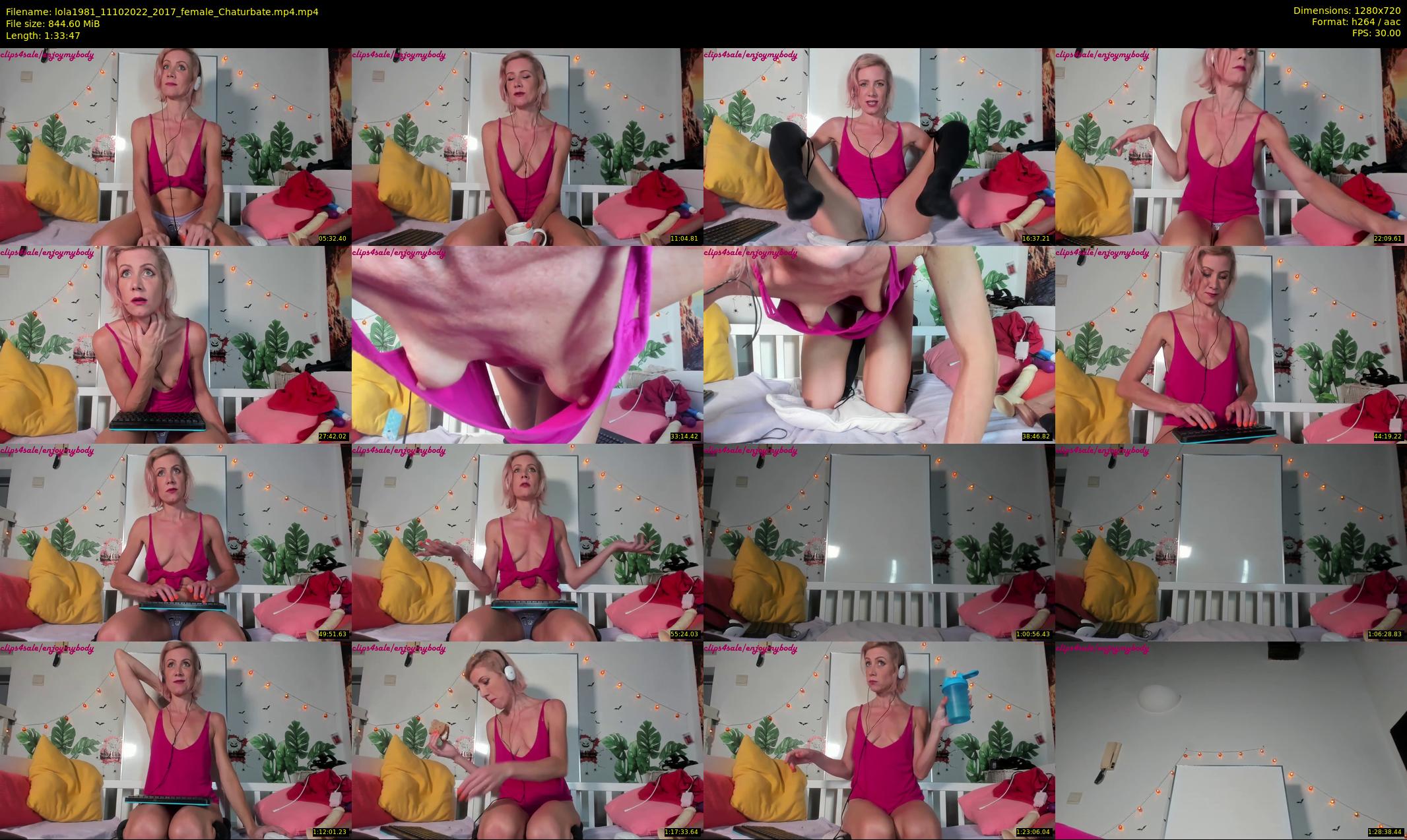 lola1981 — 94 minute Chaturbate female cam show recording, 720p, Oct 11, 2022