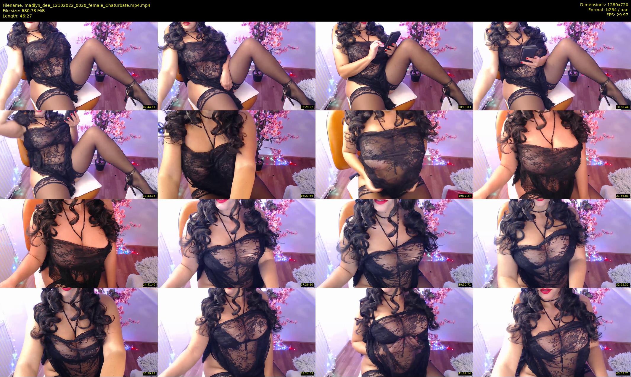 madlyn_dee — 47 minute Chaturbate female cam show recording, 720p, Oct 12, 2022