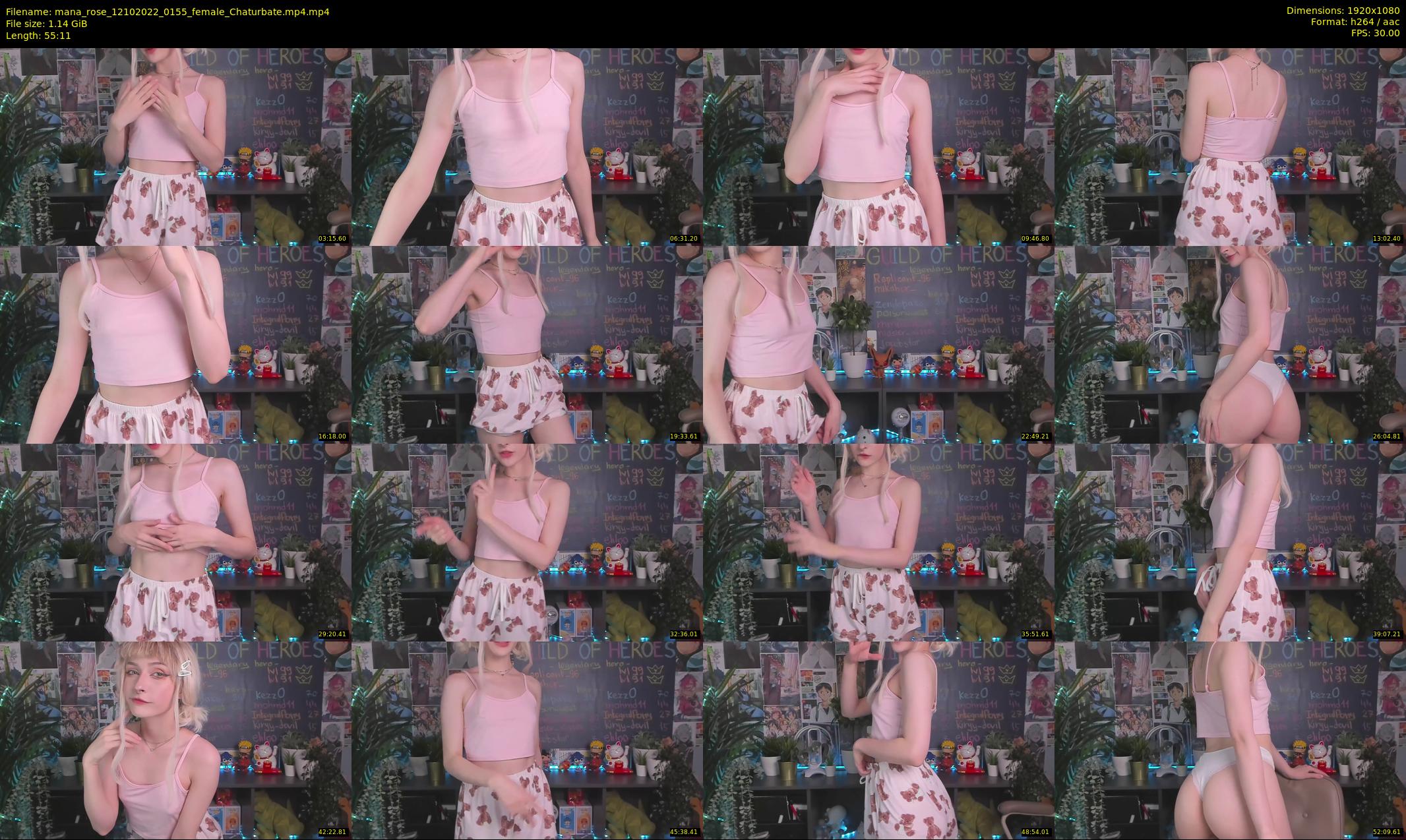 mana_rose — 56 minute Chaturbate female cam show recording, 1080p, Oct 12, 2022