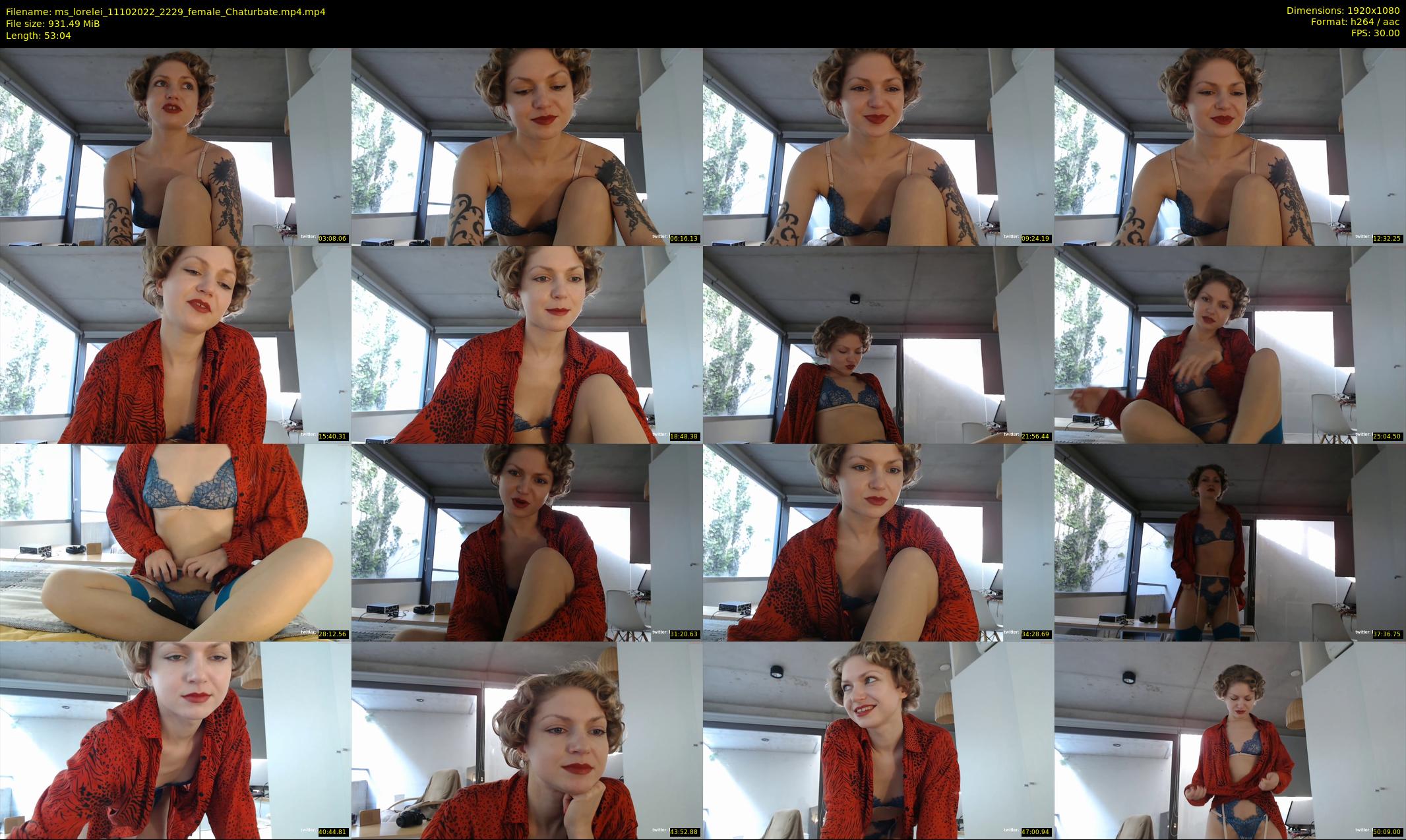 ms_lorelei — 54 minute Chaturbate female cam show recording, 1080p, Oct 11, 2022