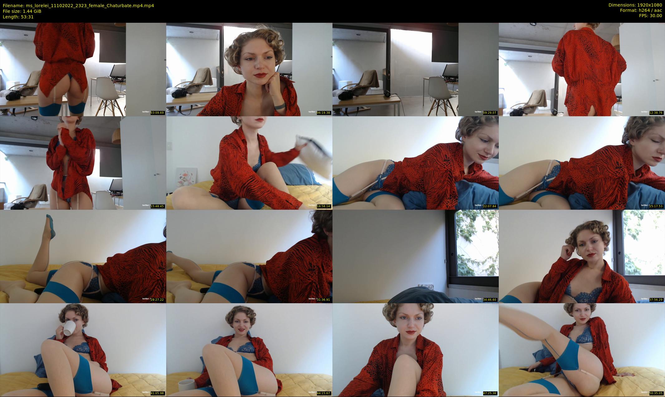 ms_lorelei — 54 minute Chaturbate female cam show recording, 1080p, Oct 11, 2022