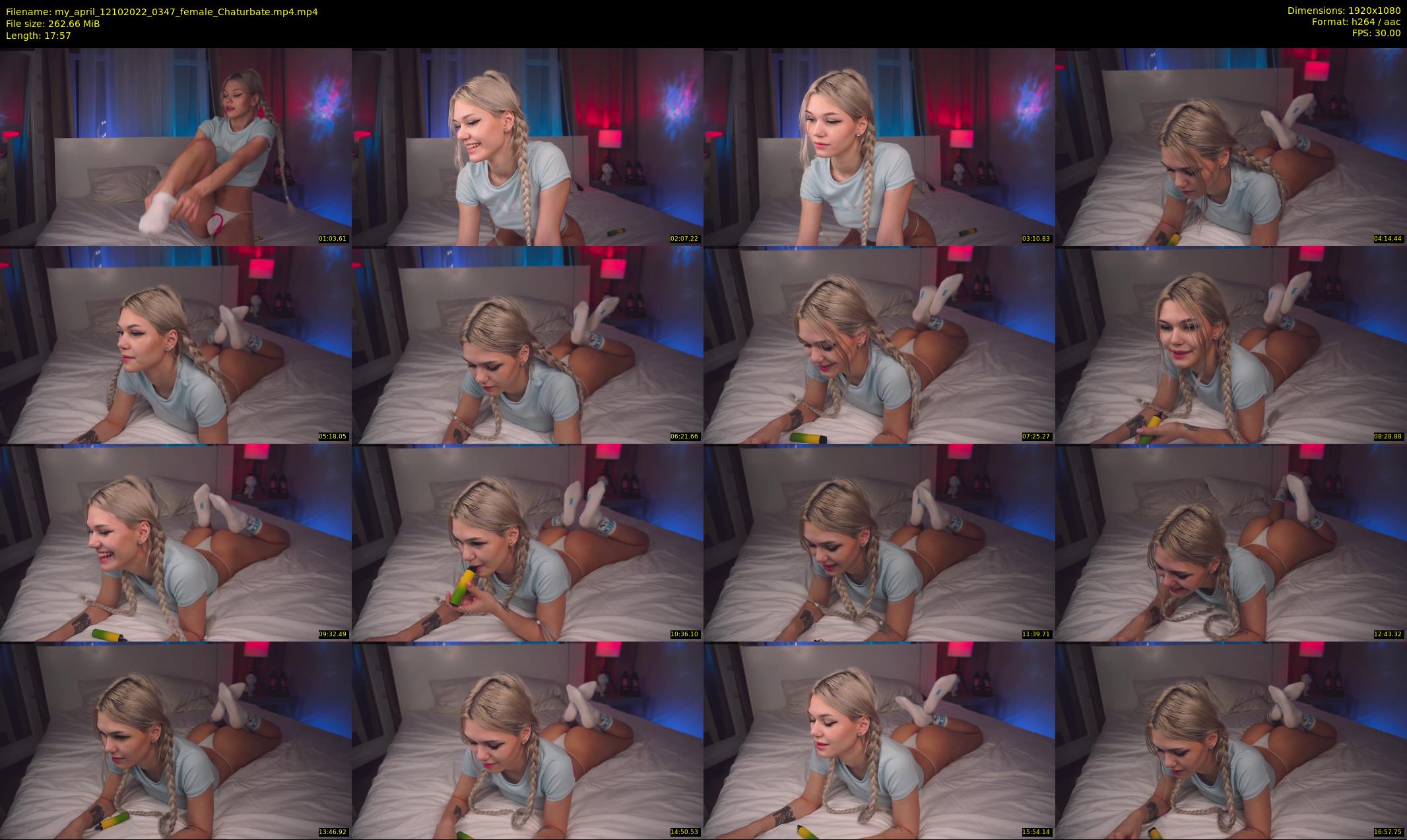 my_april — 18 minute Chaturbate female cam show recording, 1080p, Oct 12, 2022