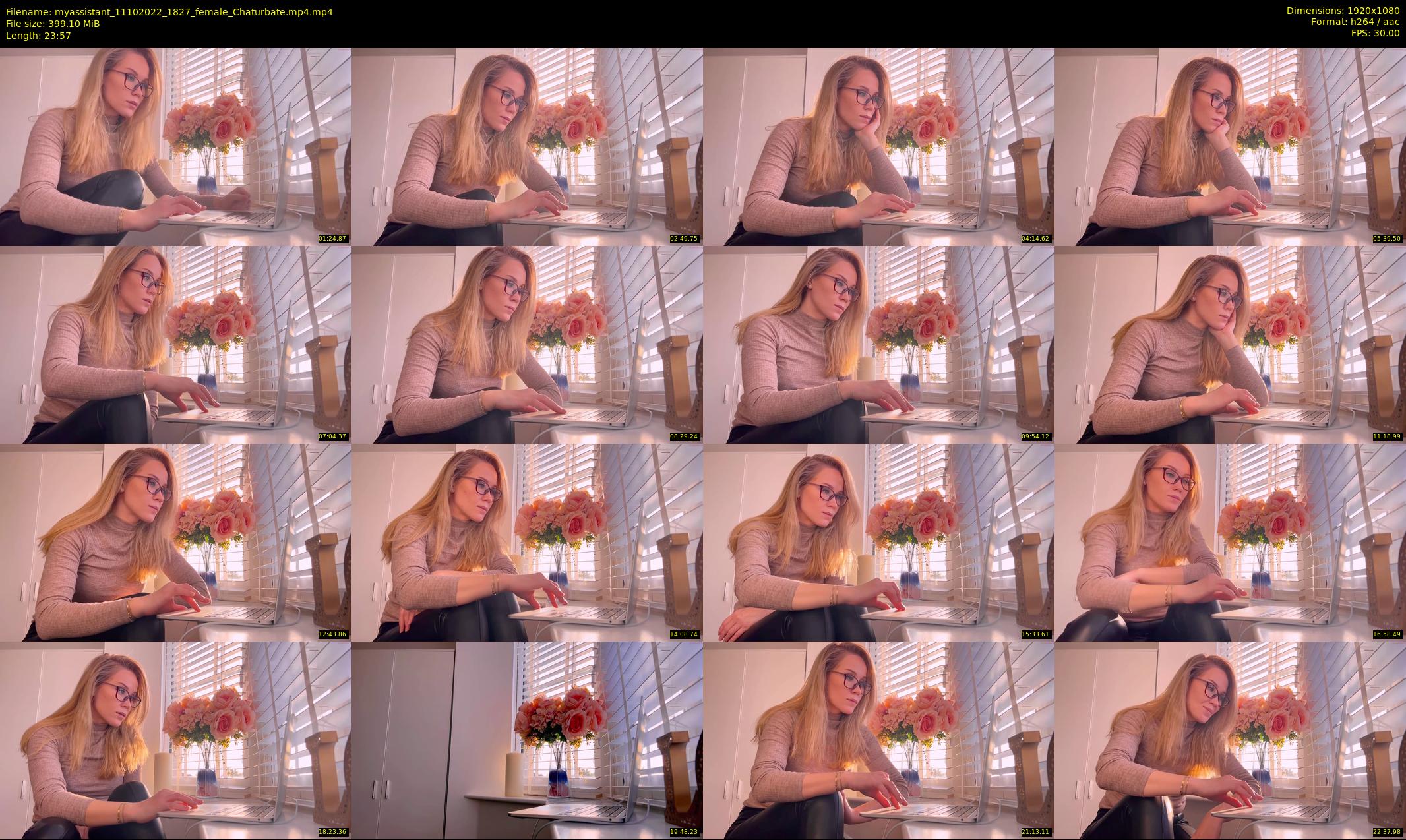 myassistant — 24 minute Chaturbate female cam show recording, 1080p, Oct 11, 2022
