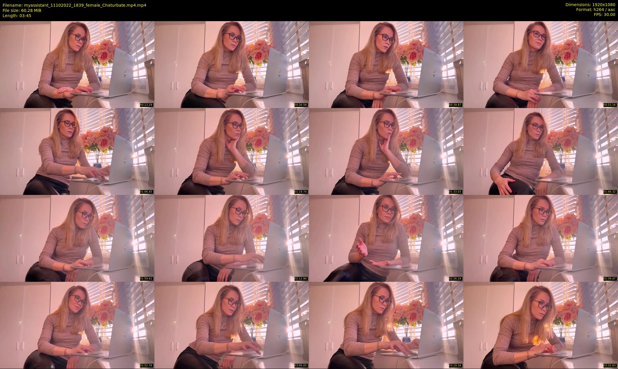 myassistant — 4 minute Chaturbate female cam show recording, 1080p, Oct 11, 2022