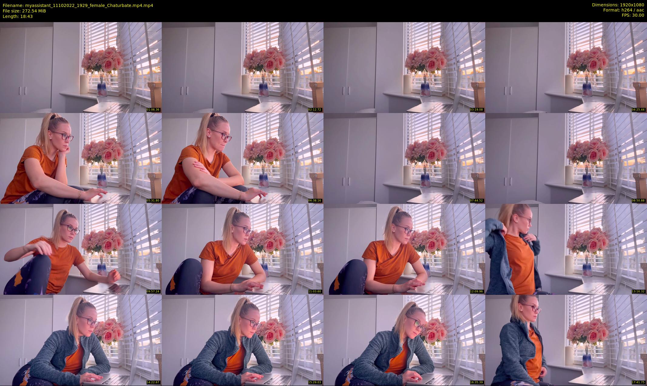 myassistant — 19 minute Chaturbate female cam show recording, 1080p, Oct 11, 2022