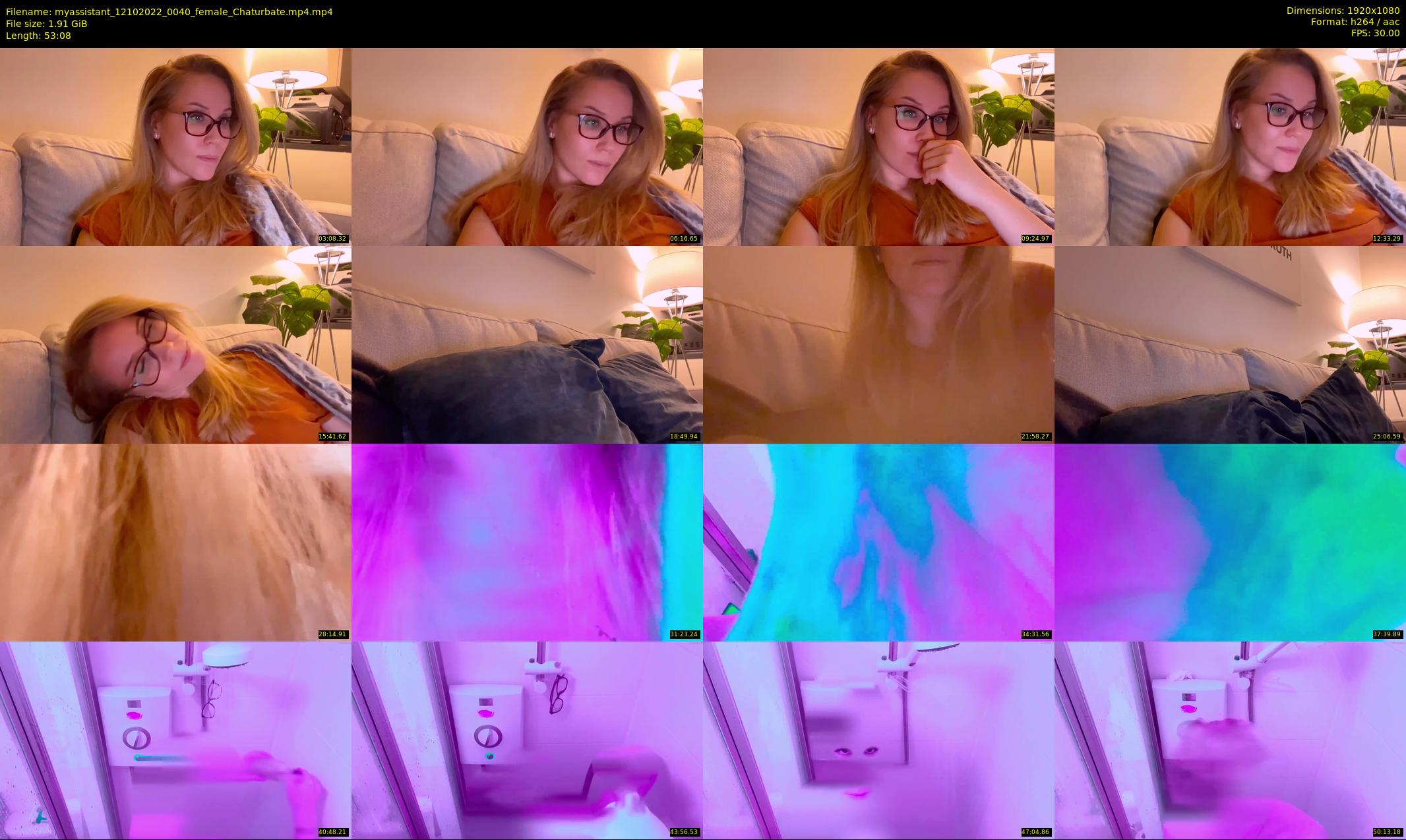 myassistant — 54 minute Chaturbate female cam show recording, 1080p, Oct 12, 2022