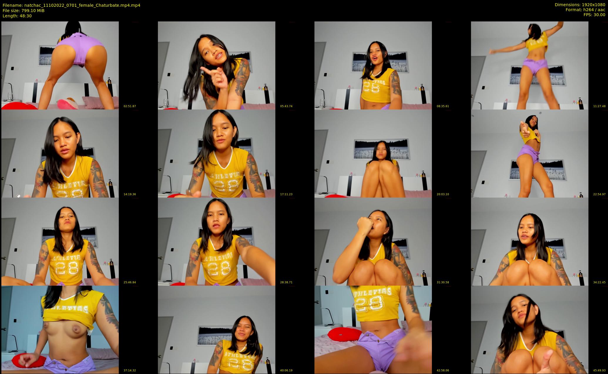 natchac — 49 minute Chaturbate female cam show recording, 1080p, Oct 11, 2022