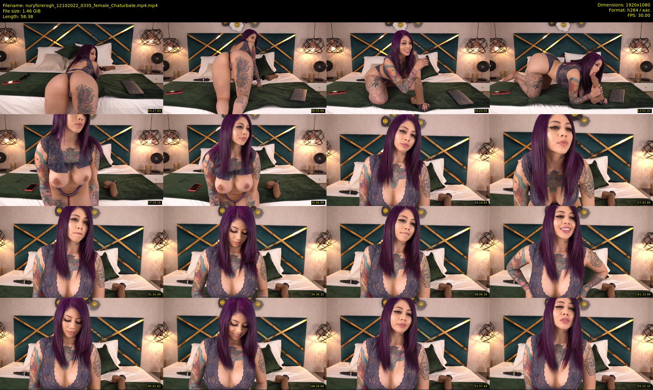 nuryforerogh — 59 minute Chaturbate female cam show recording, 1080p, Oct 12, 2022