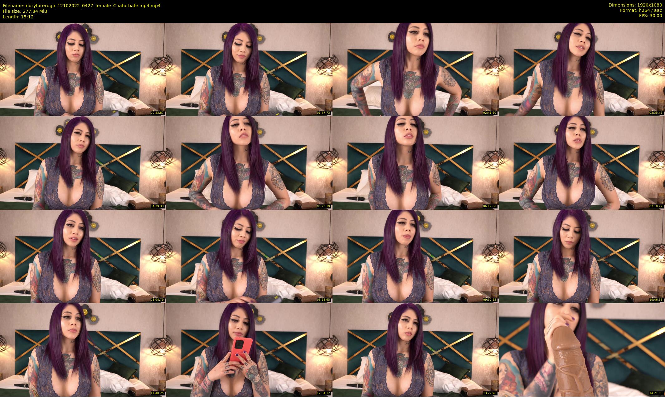 nuryforerogh — 16 minute Chaturbate female cam show recording, 1080p, Oct 12, 2022