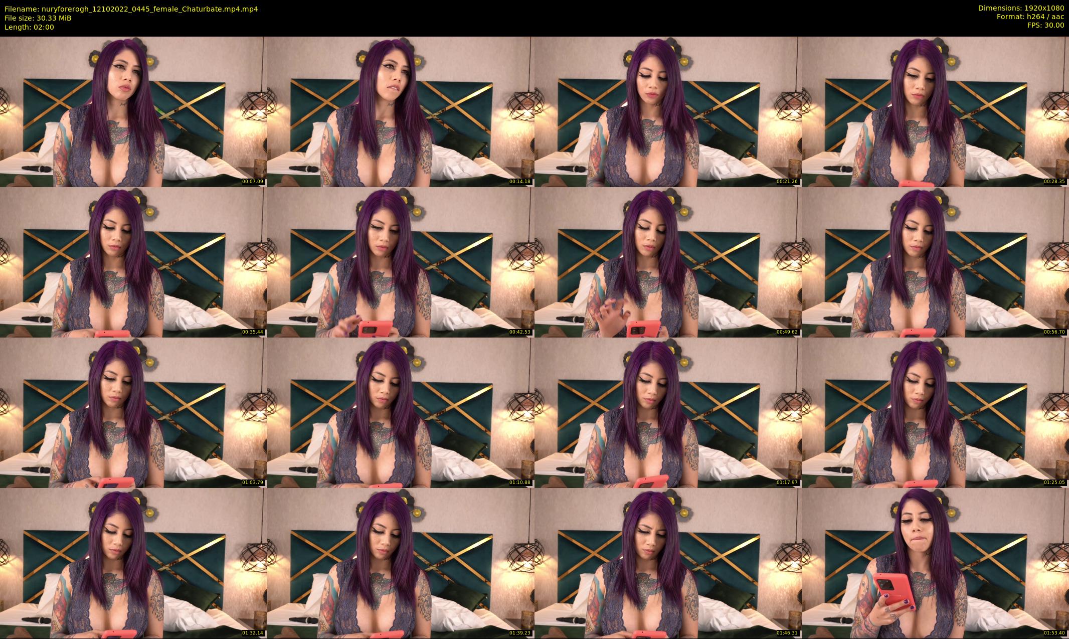 nuryforerogh — 2 minute Chaturbate female cam show recording, 1080p, Oct 12, 2022