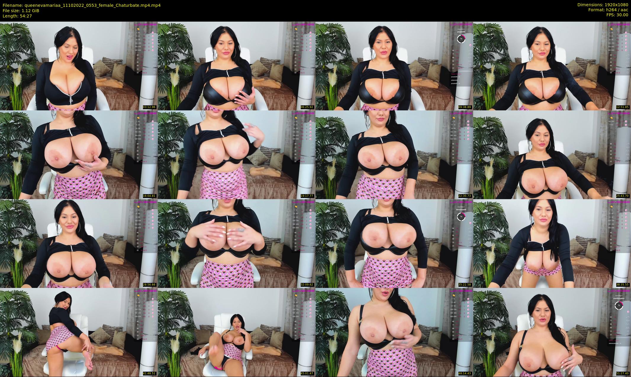 queenevamariaa — 55 minute Chaturbate female cam show recording, 1080p, Oct 11, 2022