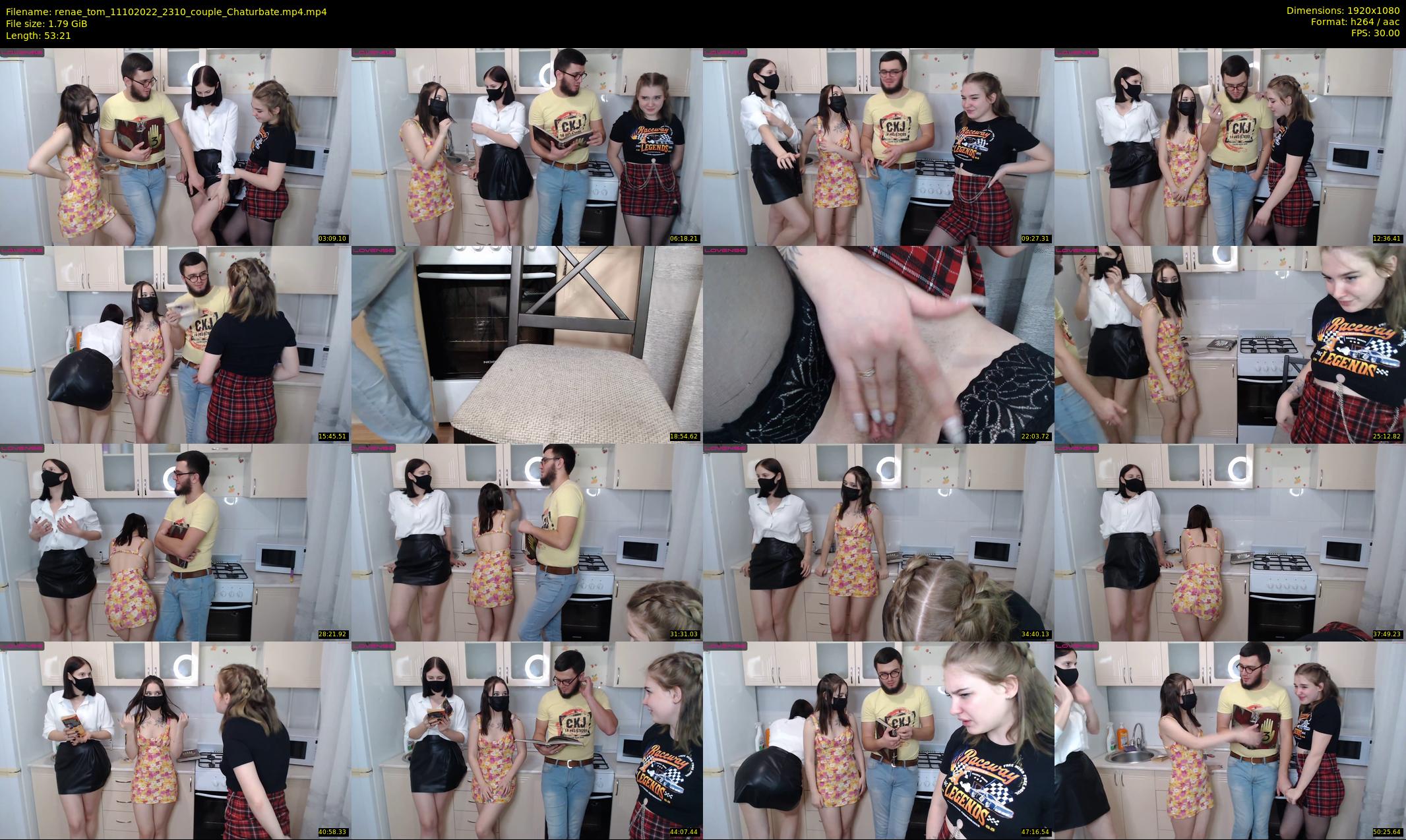 renae_tom — 54 minute Chaturbate couple cam show recording, 1080p, Oct 11, 2022