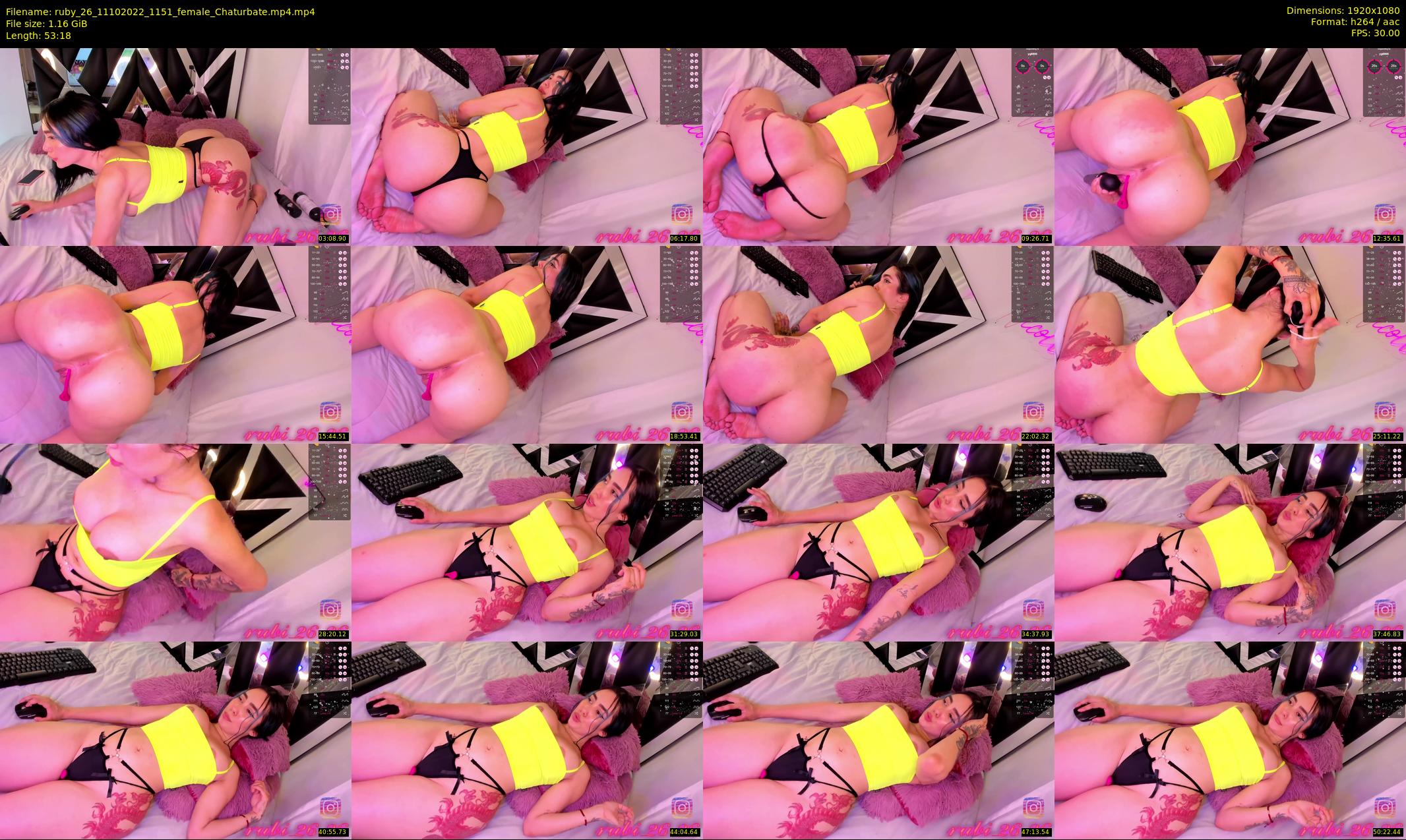 ruby_26 — 54 minute Chaturbate female cam show recording, 1080p, Oct 11, 2022
