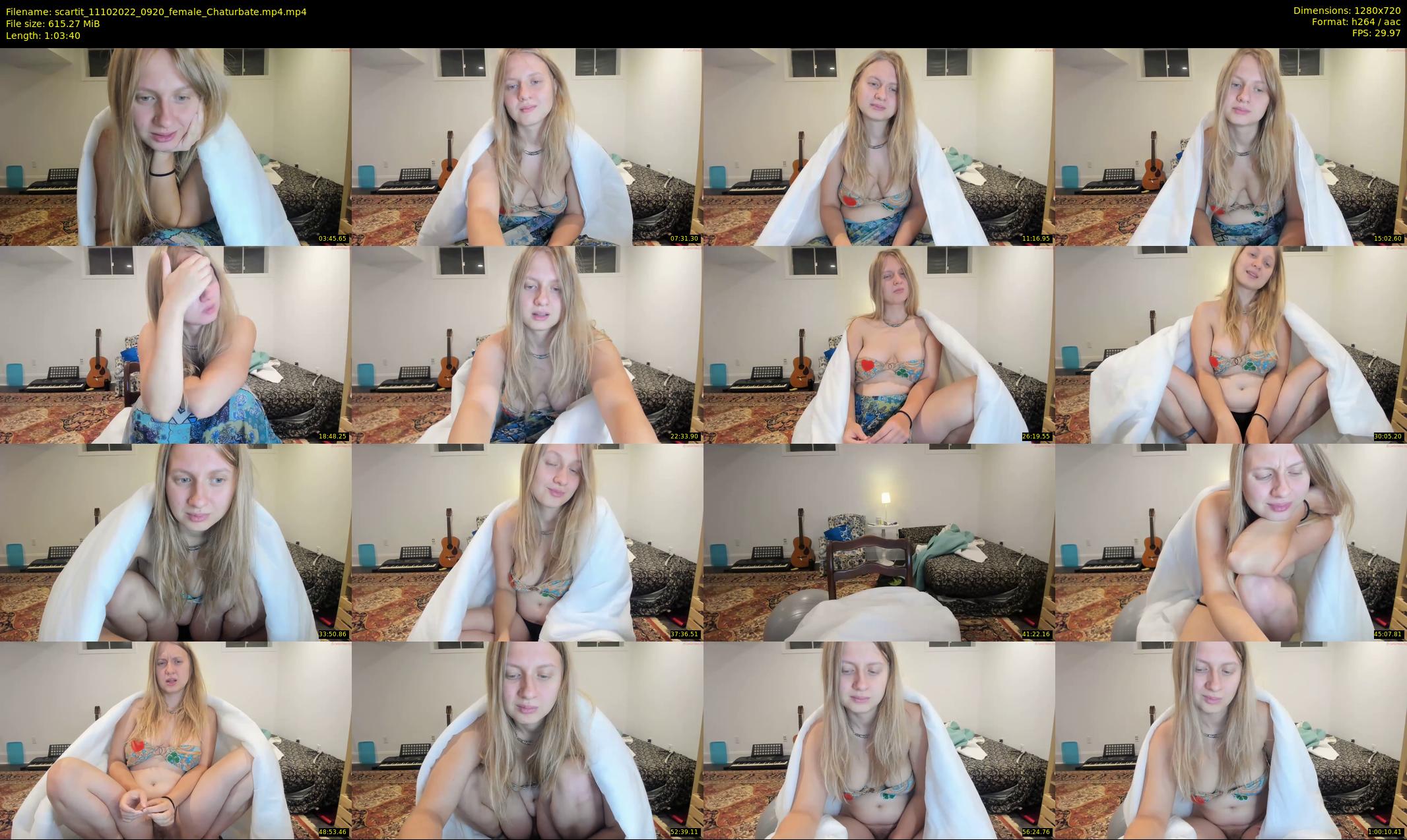 scartit — 64 minute Chaturbate female cam show recording, 720p, Oct 11, 2022