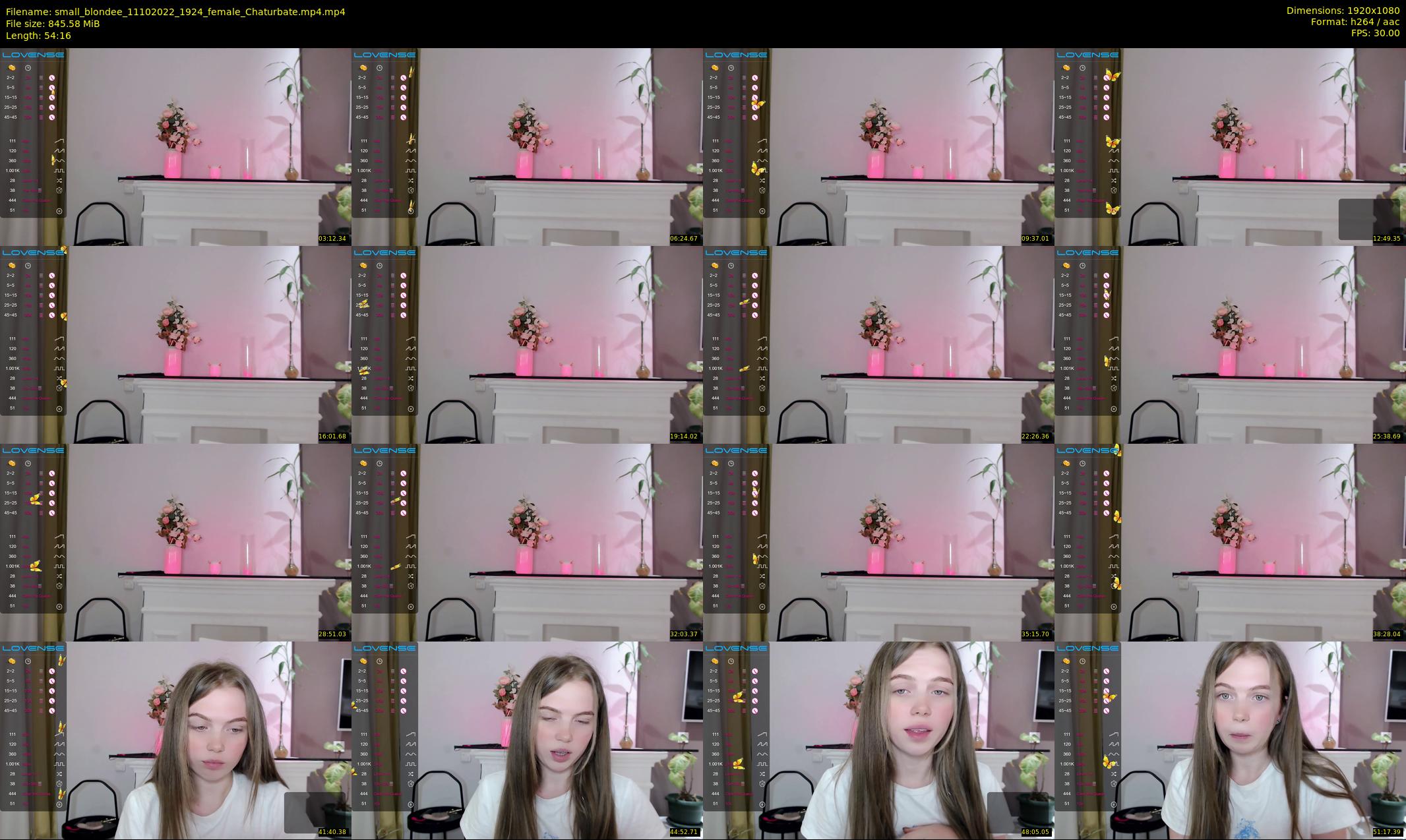 small_blondee — 55 minute Chaturbate female cam show recording, 1080p, Oct 11, 2022