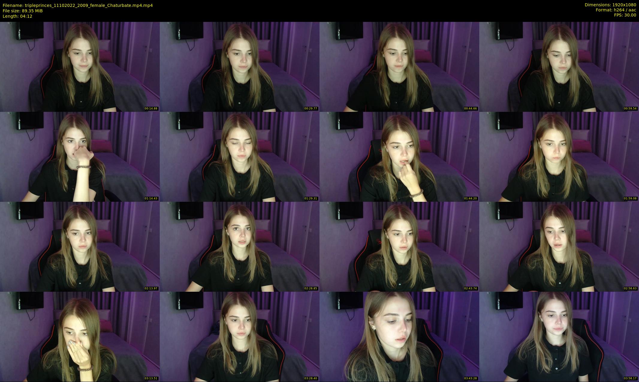 tripleprinces — 5 minute Chaturbate female cam show recording, 1080p, Oct 11, 2022