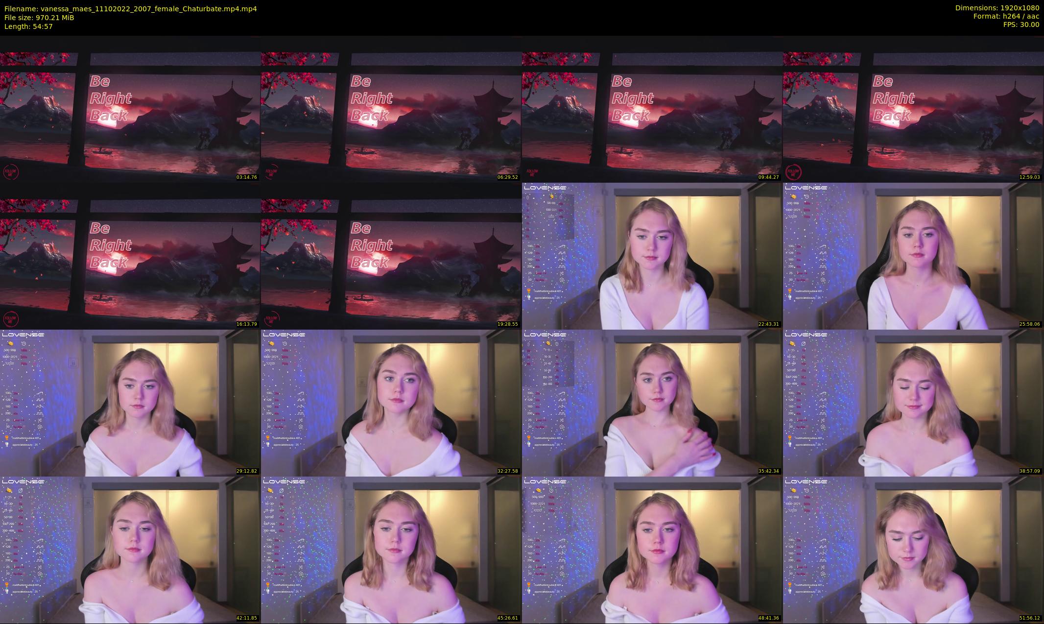vanessa_maes — 55 minute Chaturbate female cam show recording, 1080p, Oct 11, 2022