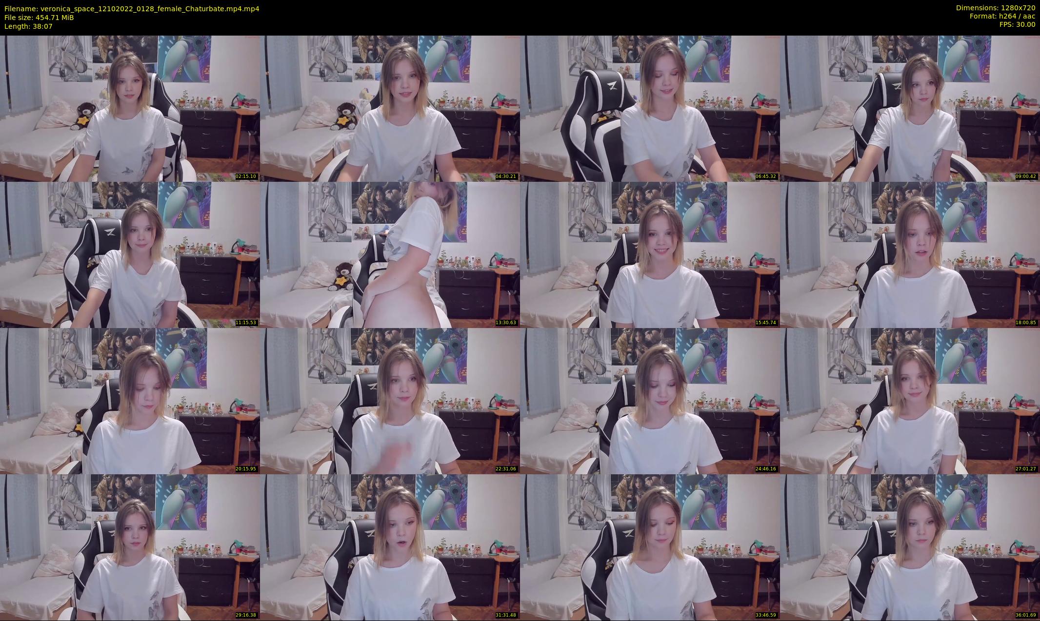 veronica_space — 39 minute Chaturbate female cam show recording, 720p, Oct 12, 2022