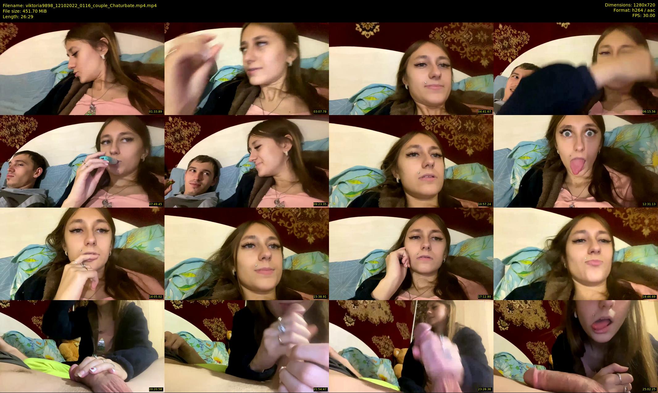 viktoria9898 — 27 minute Chaturbate couple cam show recording, 720p, Oct 12, 2022