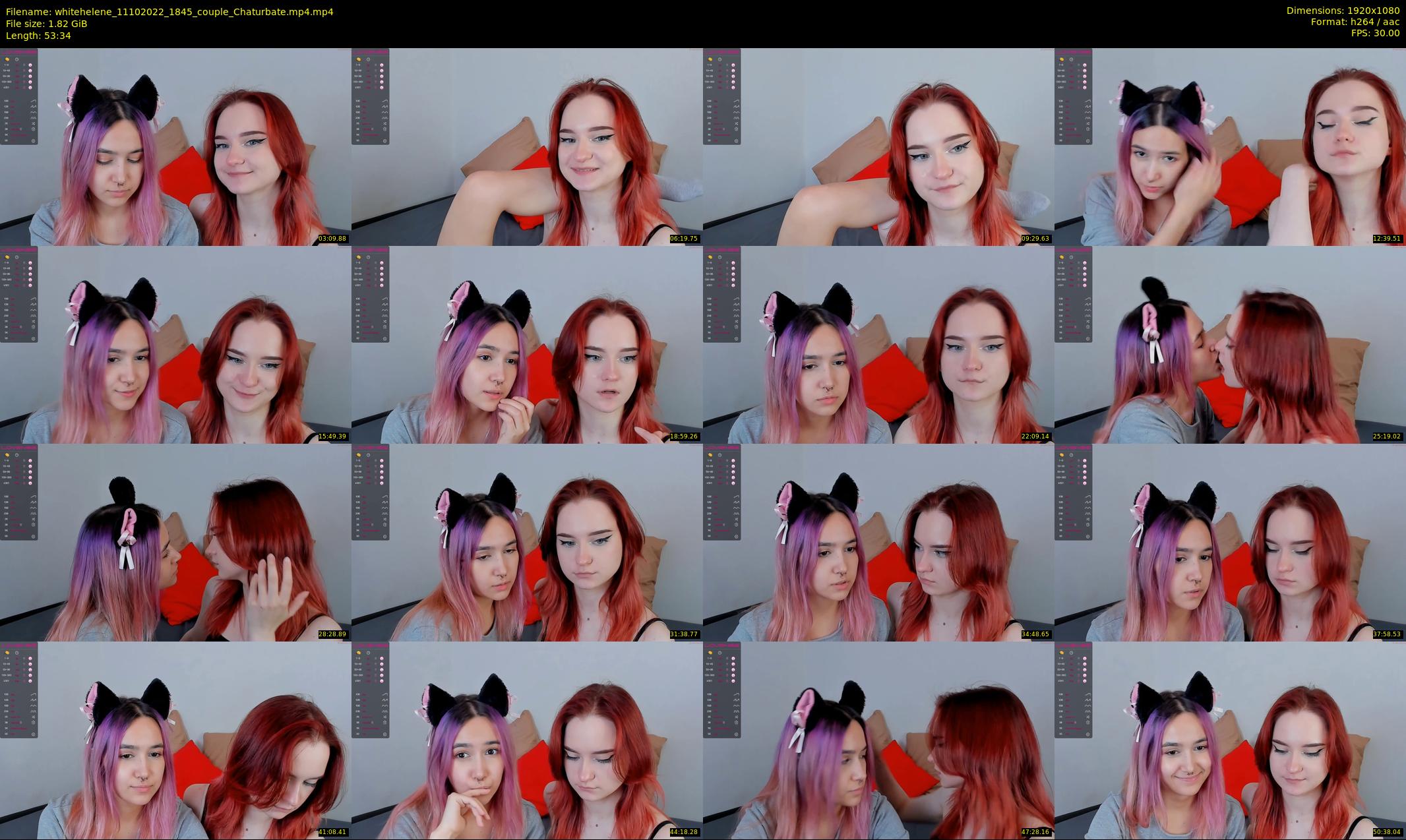 whitehelene — 54 minute Chaturbate female cam show recording, 1080p, Oct 11, 2022